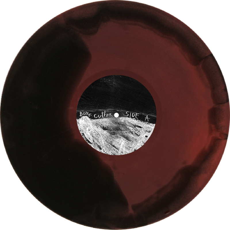 BONE CUTTER ‘BONE CUTTER’ 7" (Limited Edition - Only 100 Made, Oxblood & Black Swirl Vinyl)