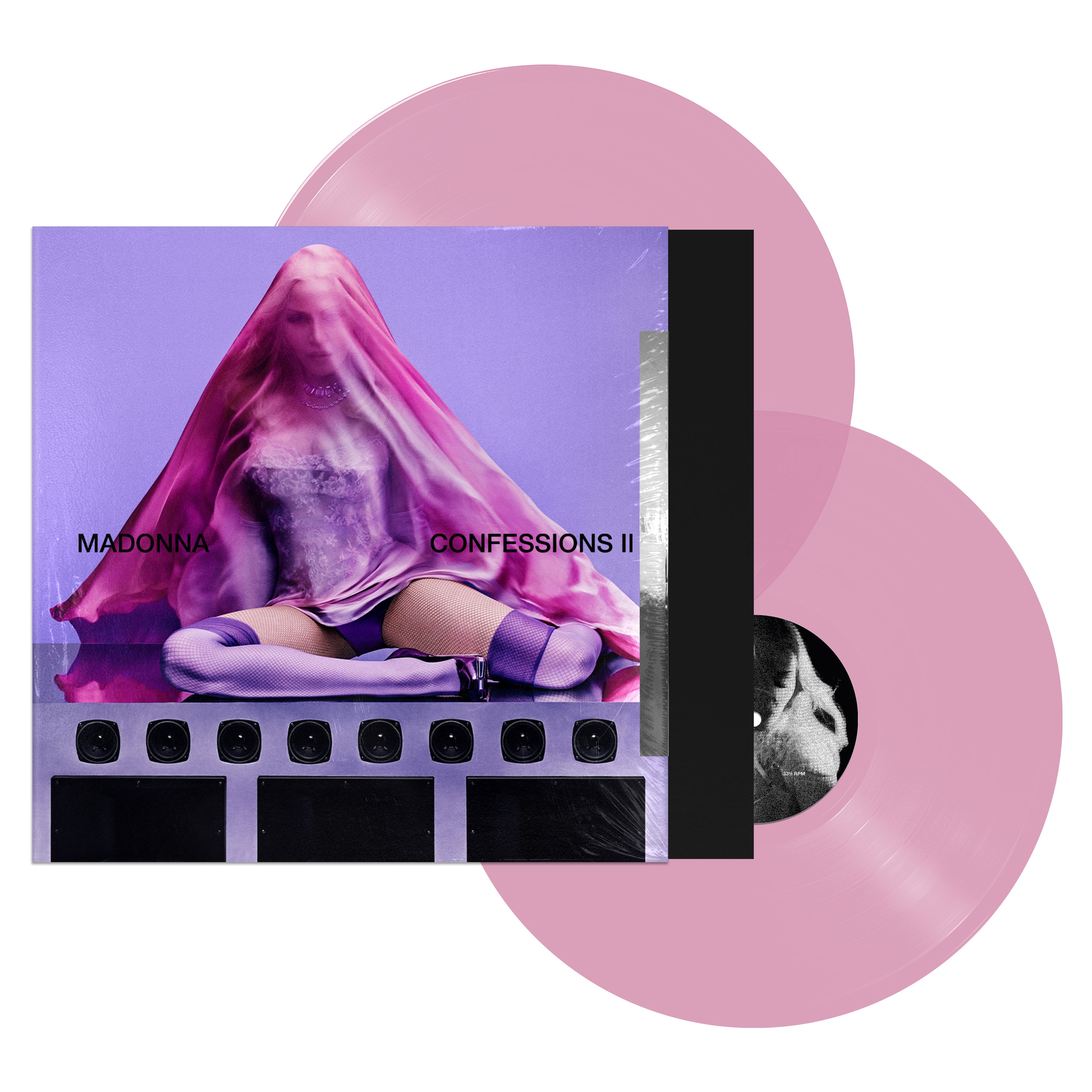MADONNA 'CONFESSIONS II' 2LP (Translucent Pink Vinyl)