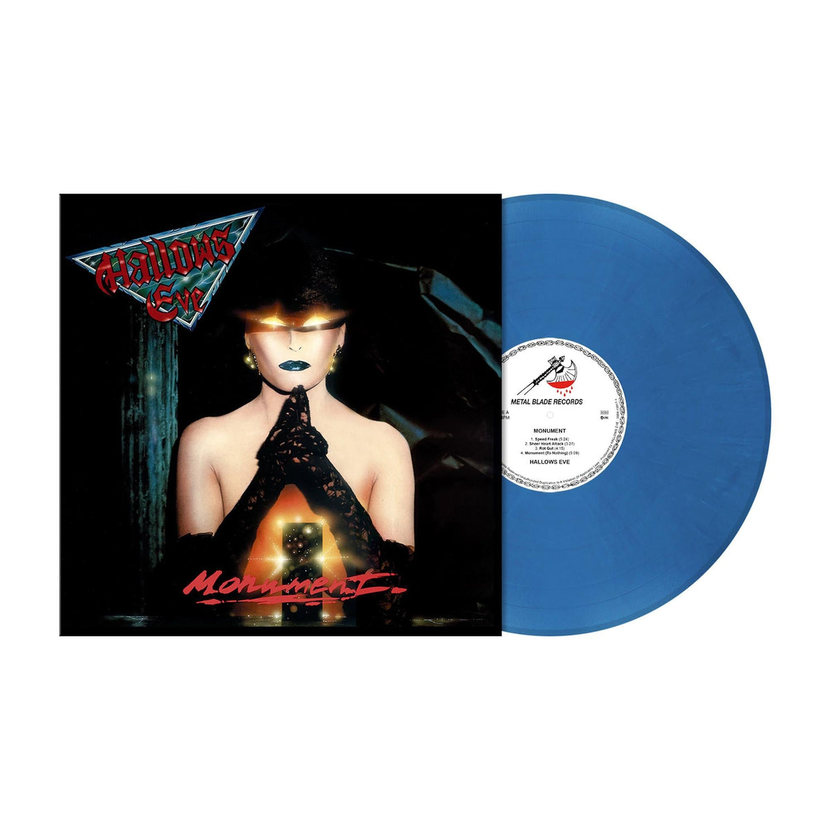 HALLOWS EVE 'MONUMENT' LP (Blue Vinyl)