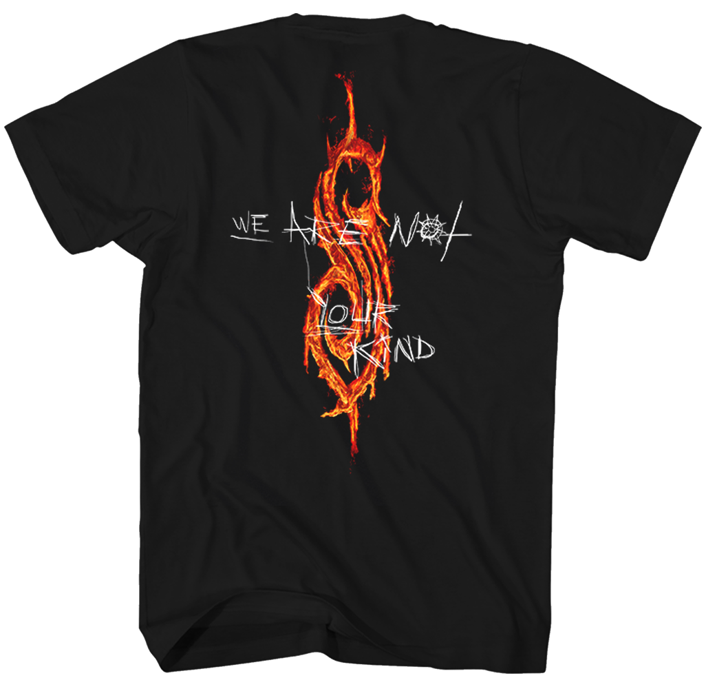 SLIPKNOT WE ARE NOT YOUR KIND FIRE T-SHIRT