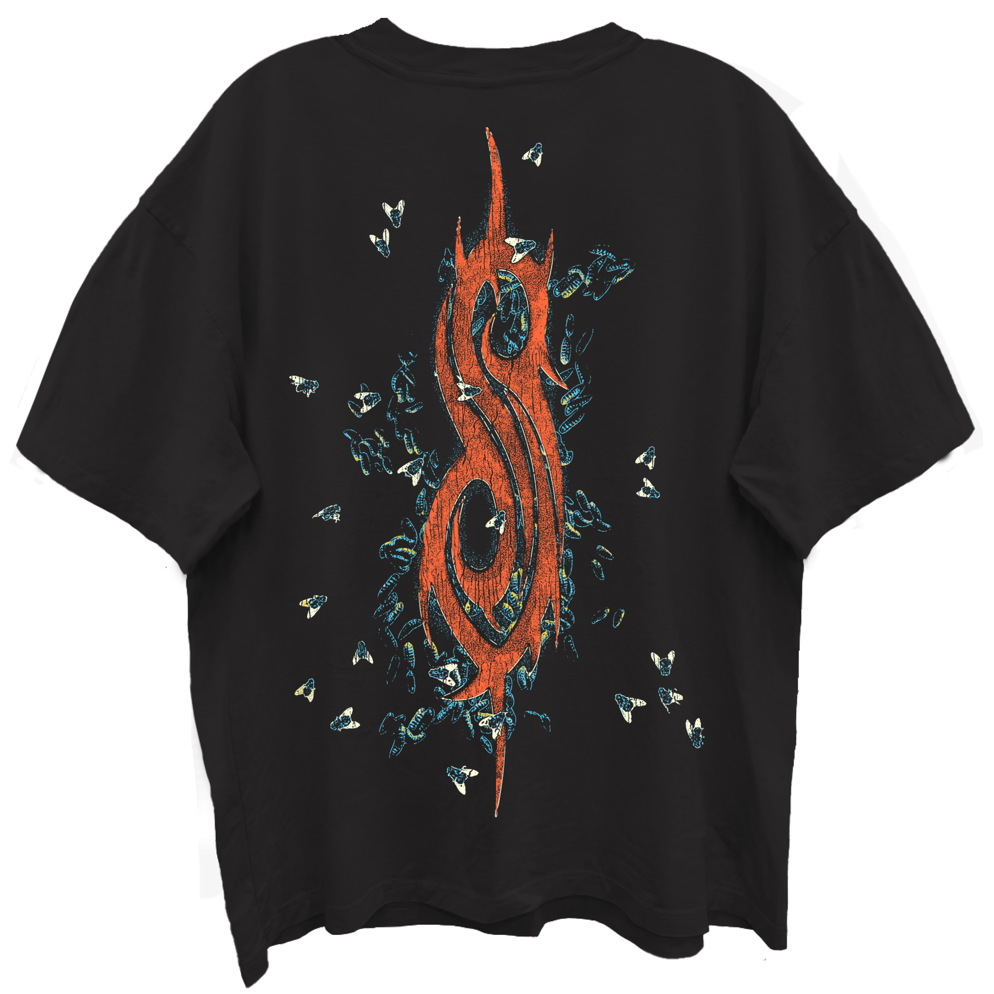 SLIPKNOT EVERGREEN FRONT/BACK GIANT VINTAGE LIMO BLACK T-SHIRT