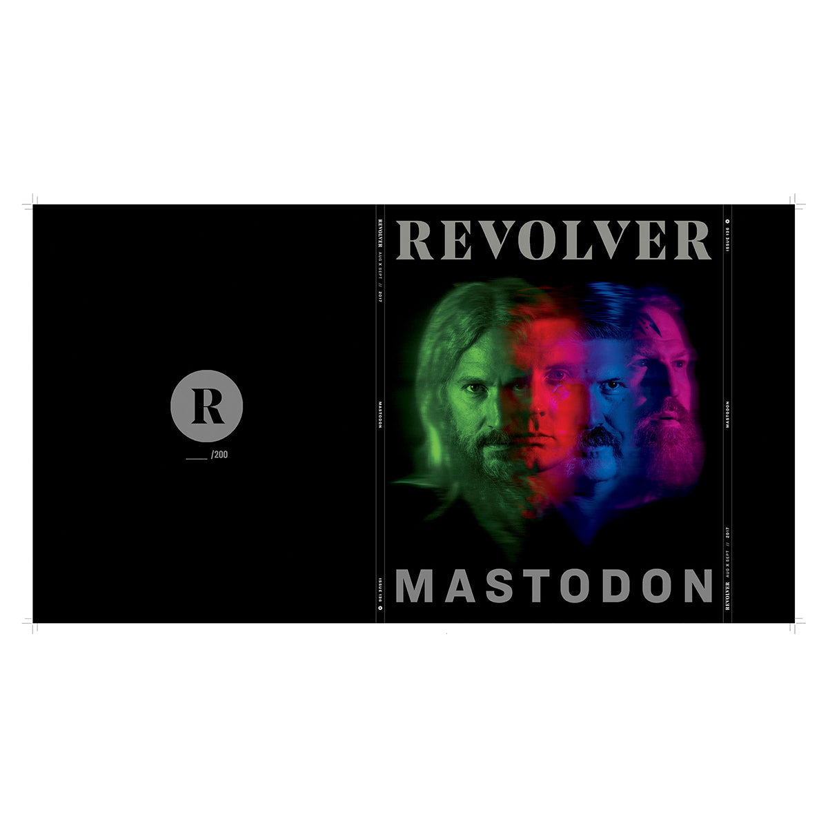 REVOLVER AUG/SEPT 2017 ISSUE SILVER COLLECTOR'S EDITION FEATURING MASTODON ONLY 200 MADE