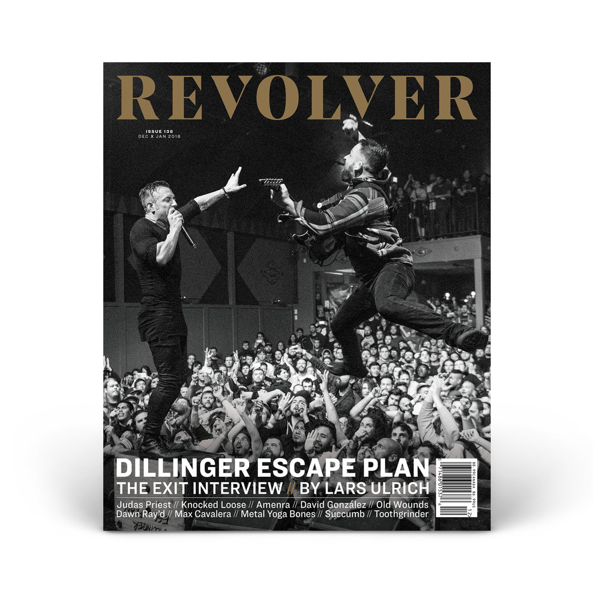 REVOLVER DEC/JAN 2018 ISSUE SILVER COLLECTOR'S SLIPCASE EDITION FEATURING DILLINGER ESCAPE PLAN ' ONLY 200 MADE