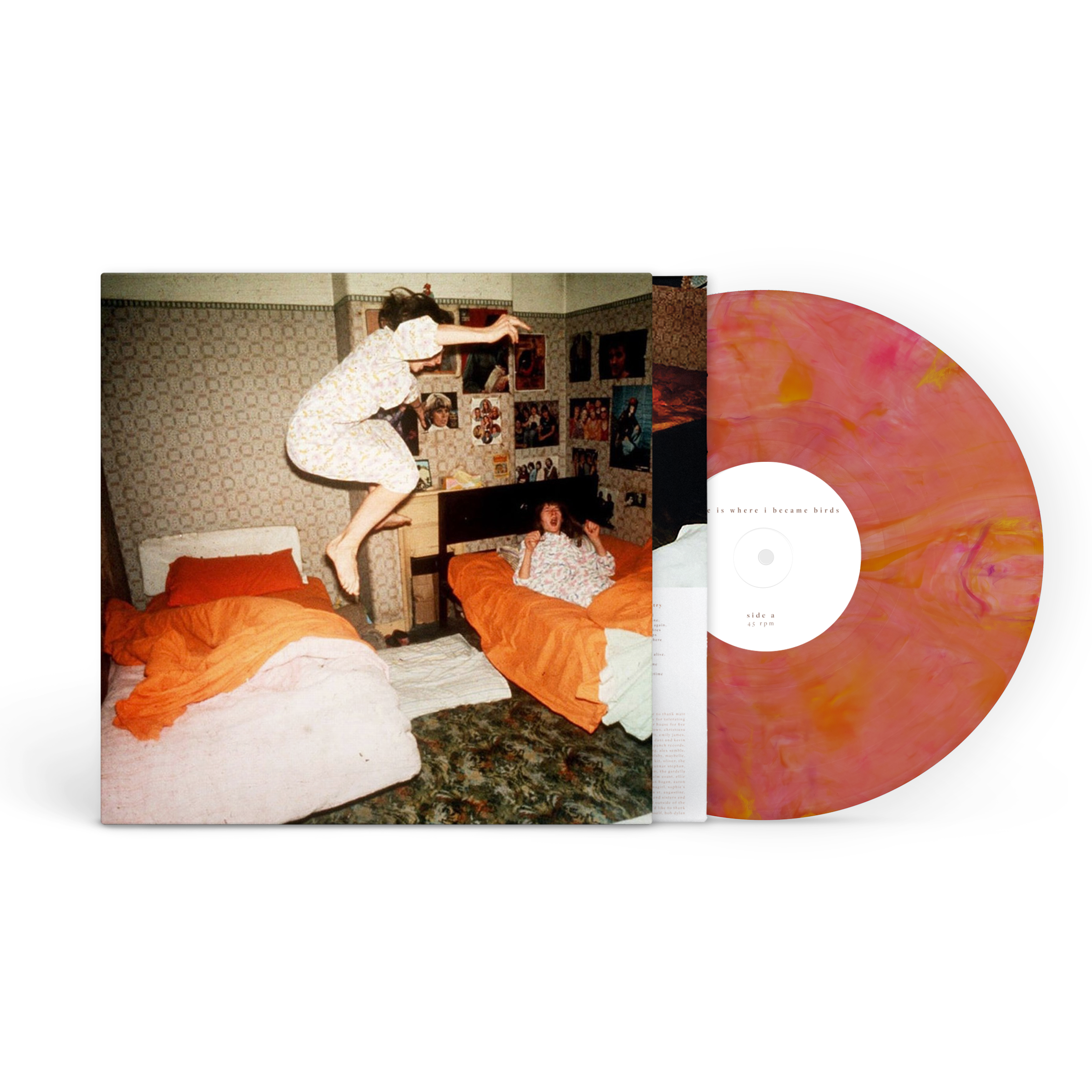 HOME IS WHERE 'I BECAME BIRDS' LP (Guava Blend Vinyl)