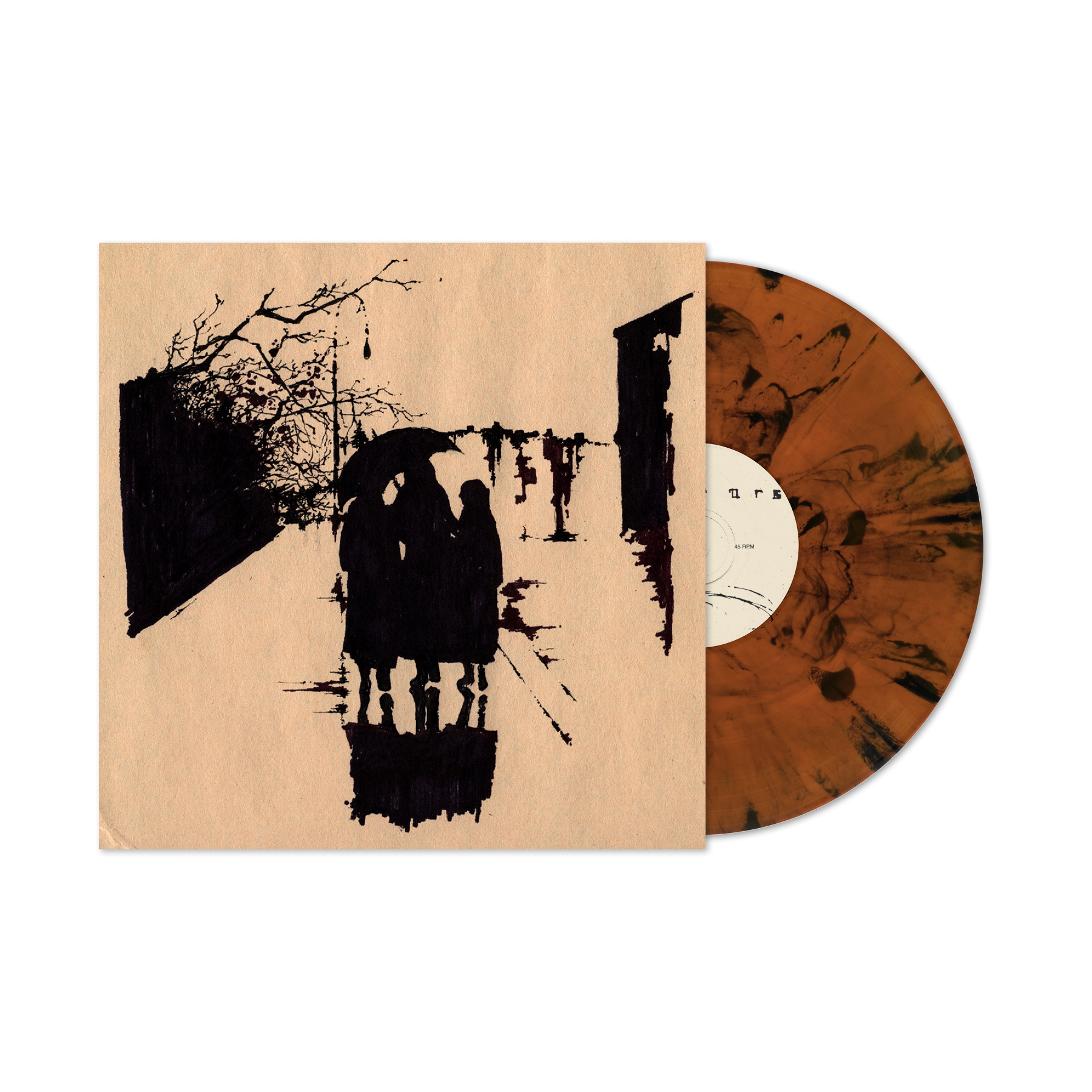 KNUMEARS ‘DIRECTIONS’ LP (Orange & Black Marble Vinyl)