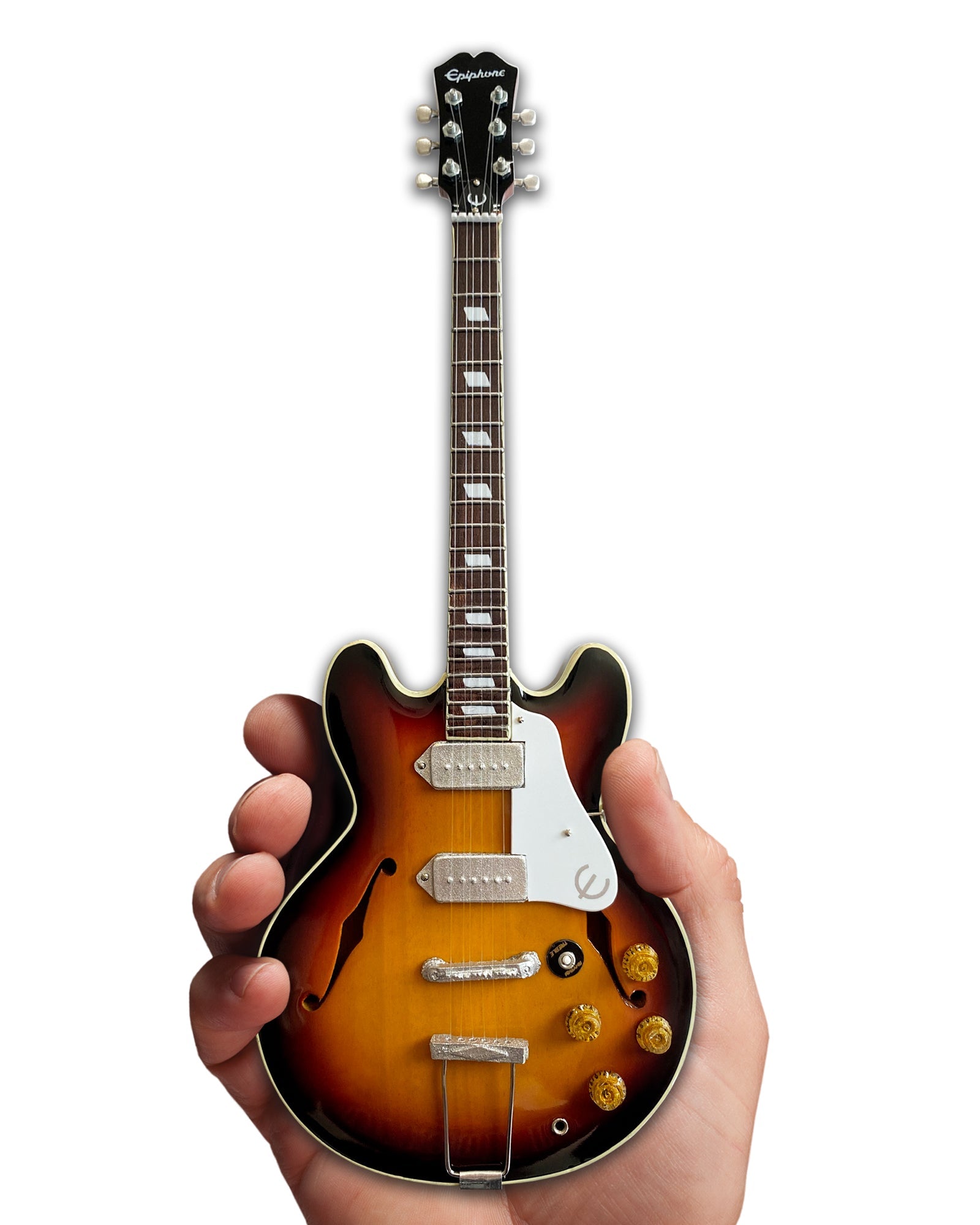 EPIPHONE 1965 CASINO SUNBURST 1:4 SCALE MINIATURE GUITAR MODEL