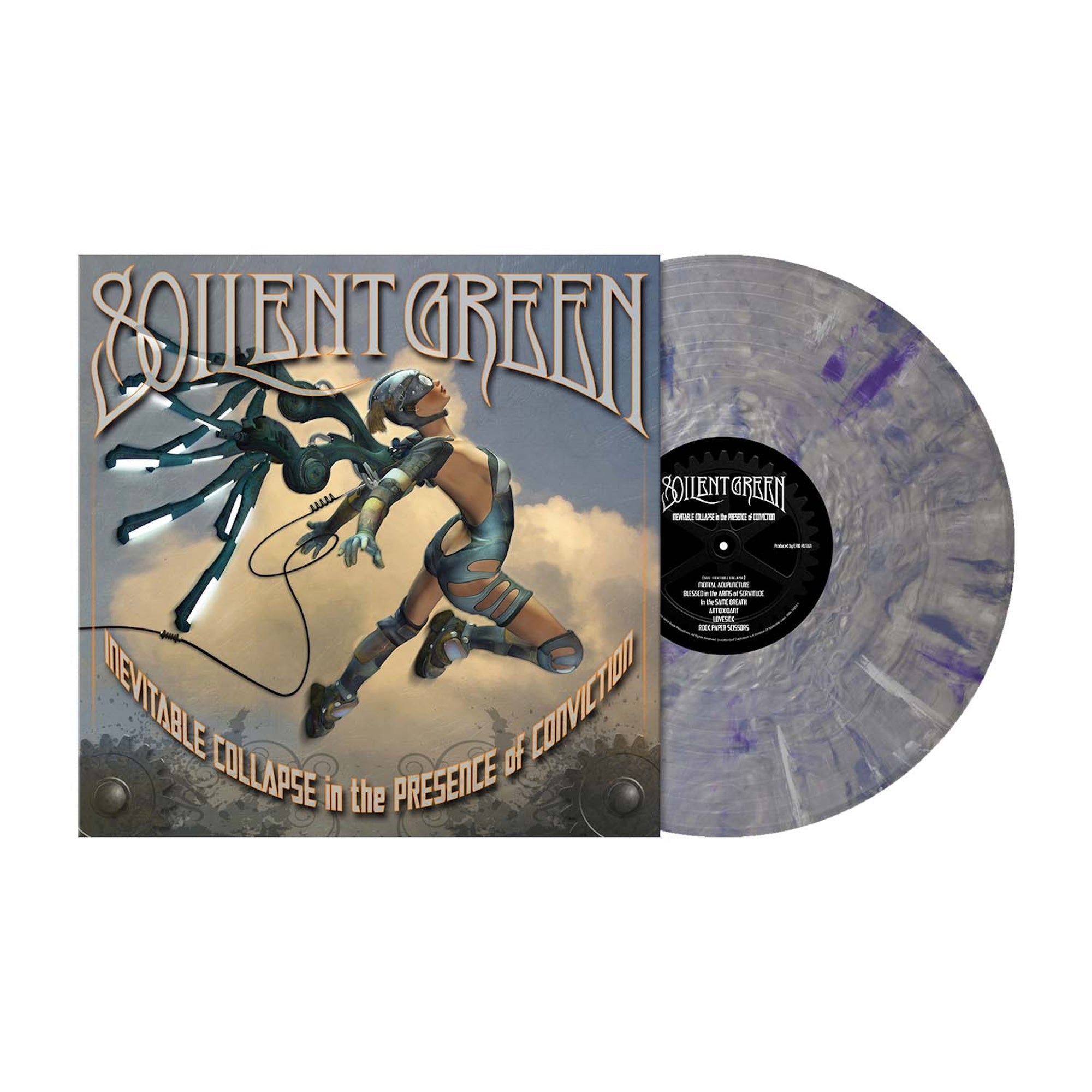 SOILENT GREEN 'INEVITABLE COLLAPSE IN THE PRESENCE OF CONVICTION' LP (Metallic Silver w/ Purple Splatter Vinyl)