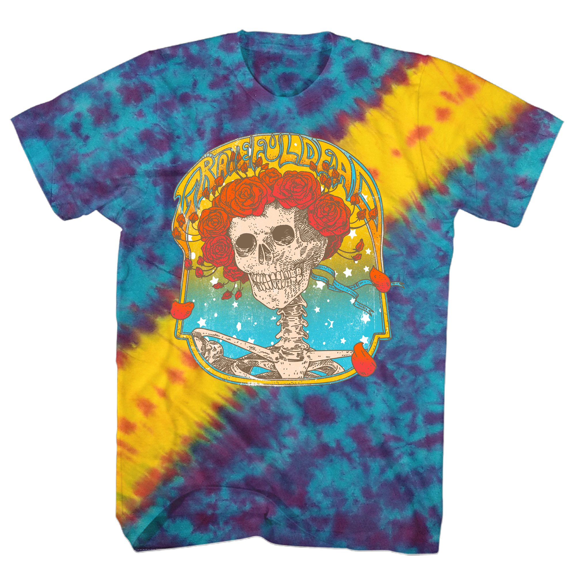 GRTFL DEAD VERTICLE TIE DYE BERTH