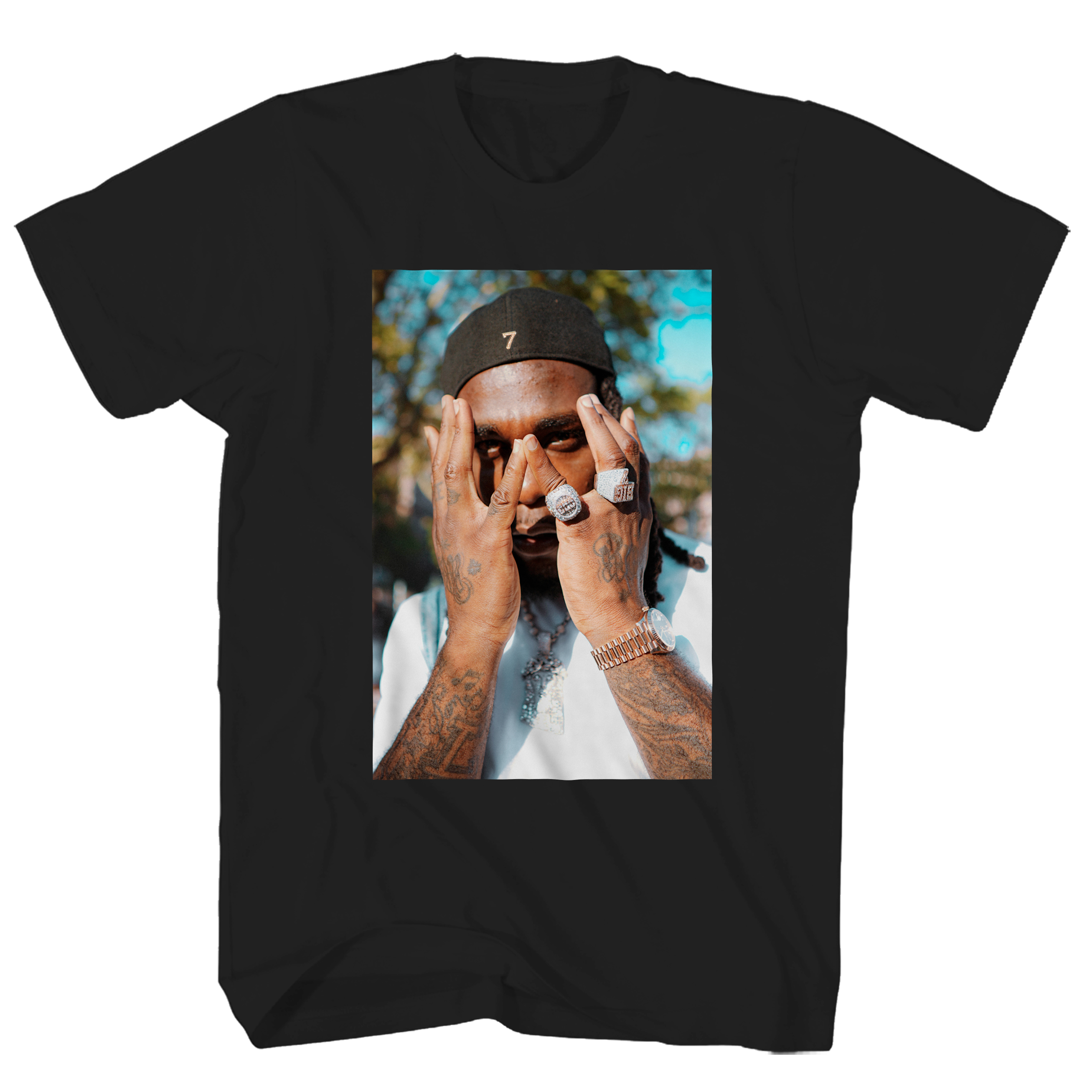 BURNA BOY PHOTO BLACK T-SHIRT