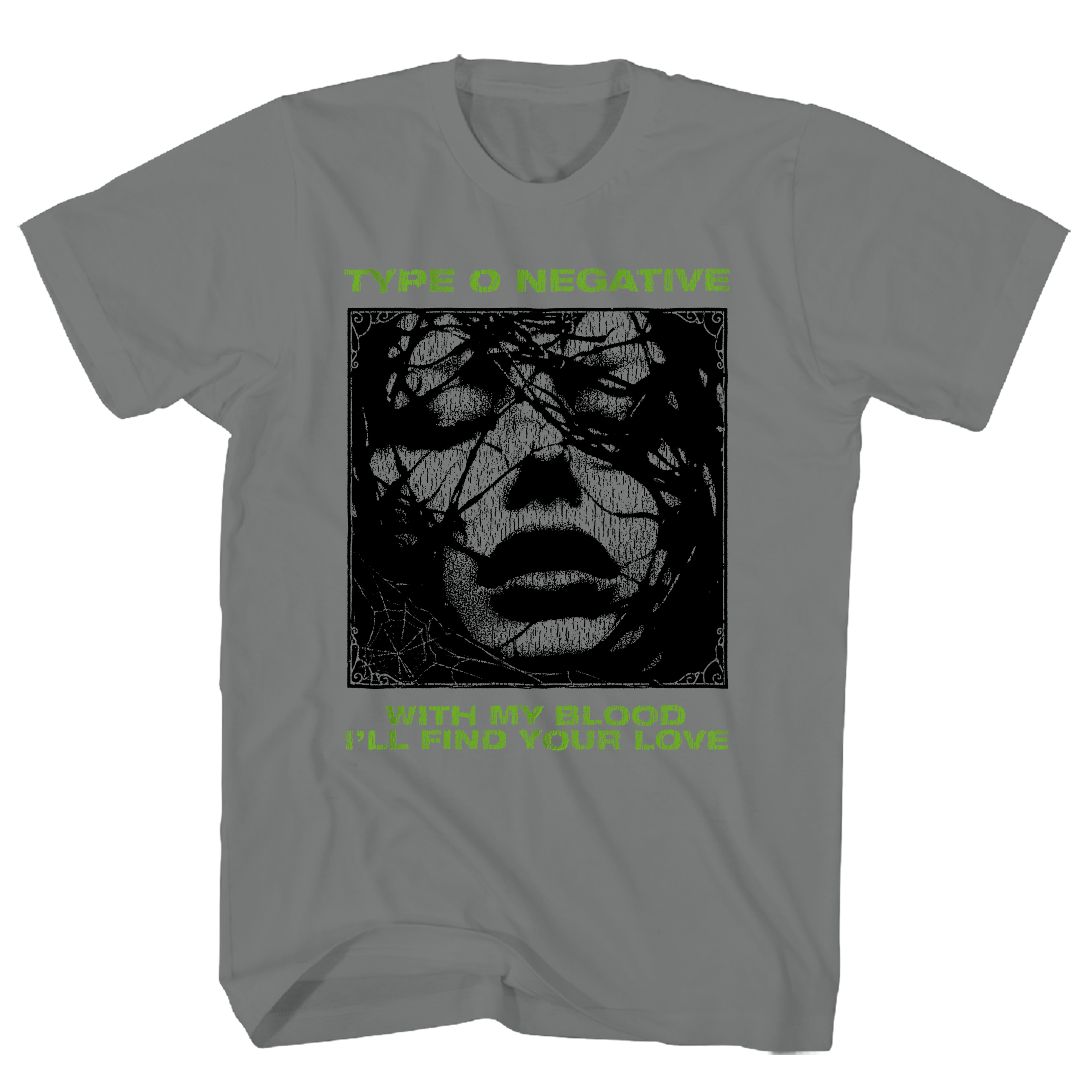 TYPE O NEGATIVE FIND YOUR LOVE CHARCOAL T-SHIRT