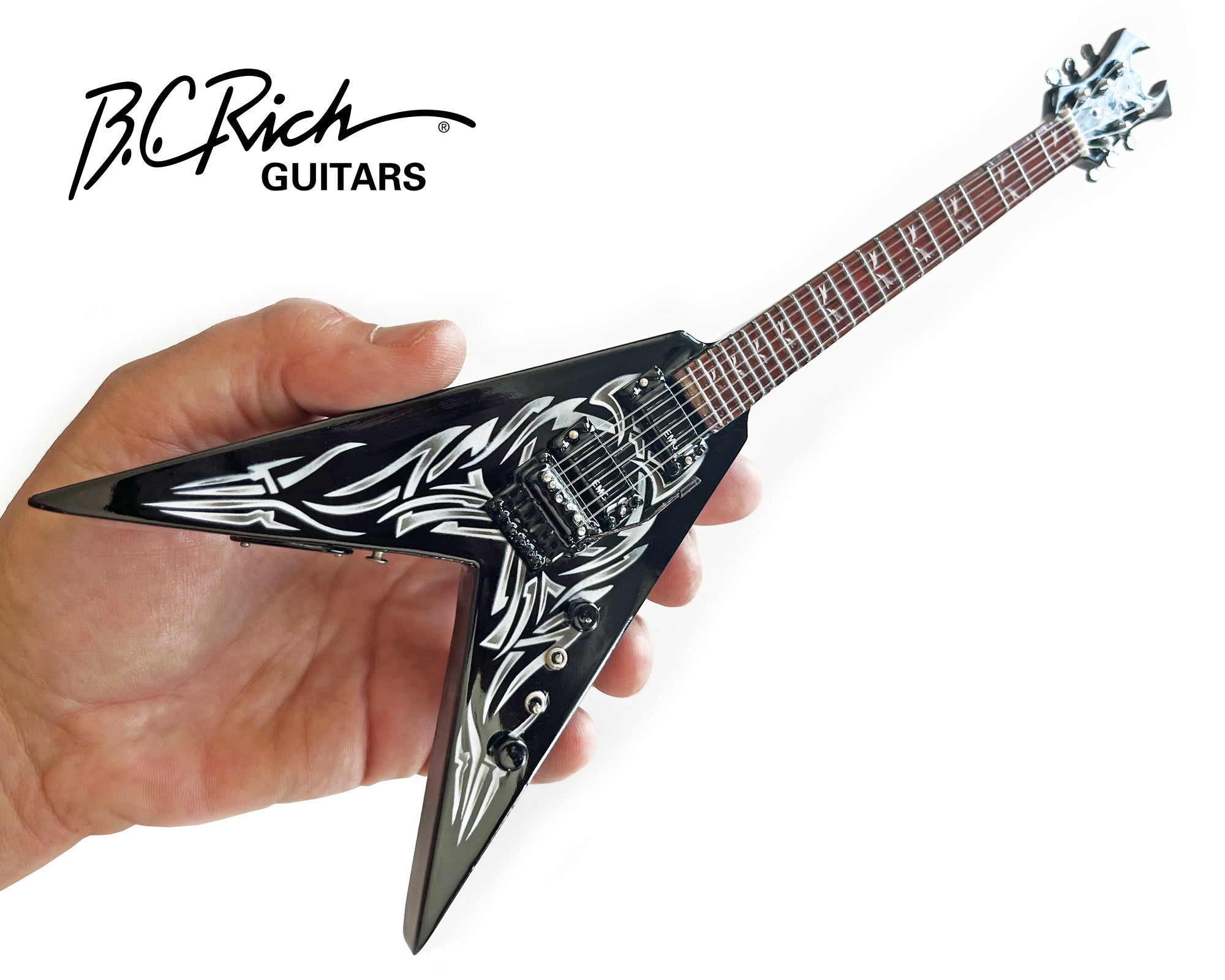 Official B.C. Rich® Kerry King Tribal V Miniature Guitar Replica