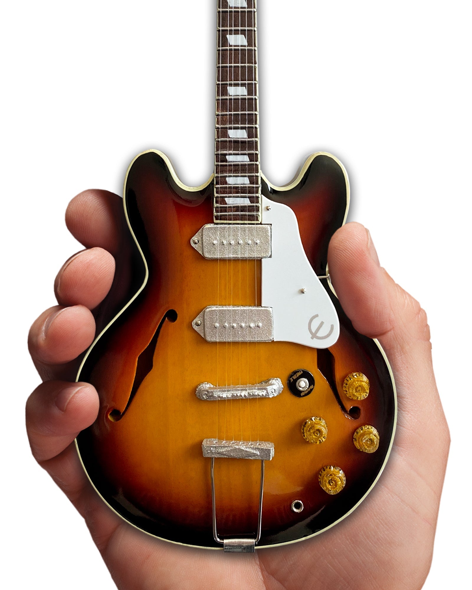 EPIPHONE 1965 CASINO SUNBURST 1:4 SCALE MINIATURE GUITAR MODEL