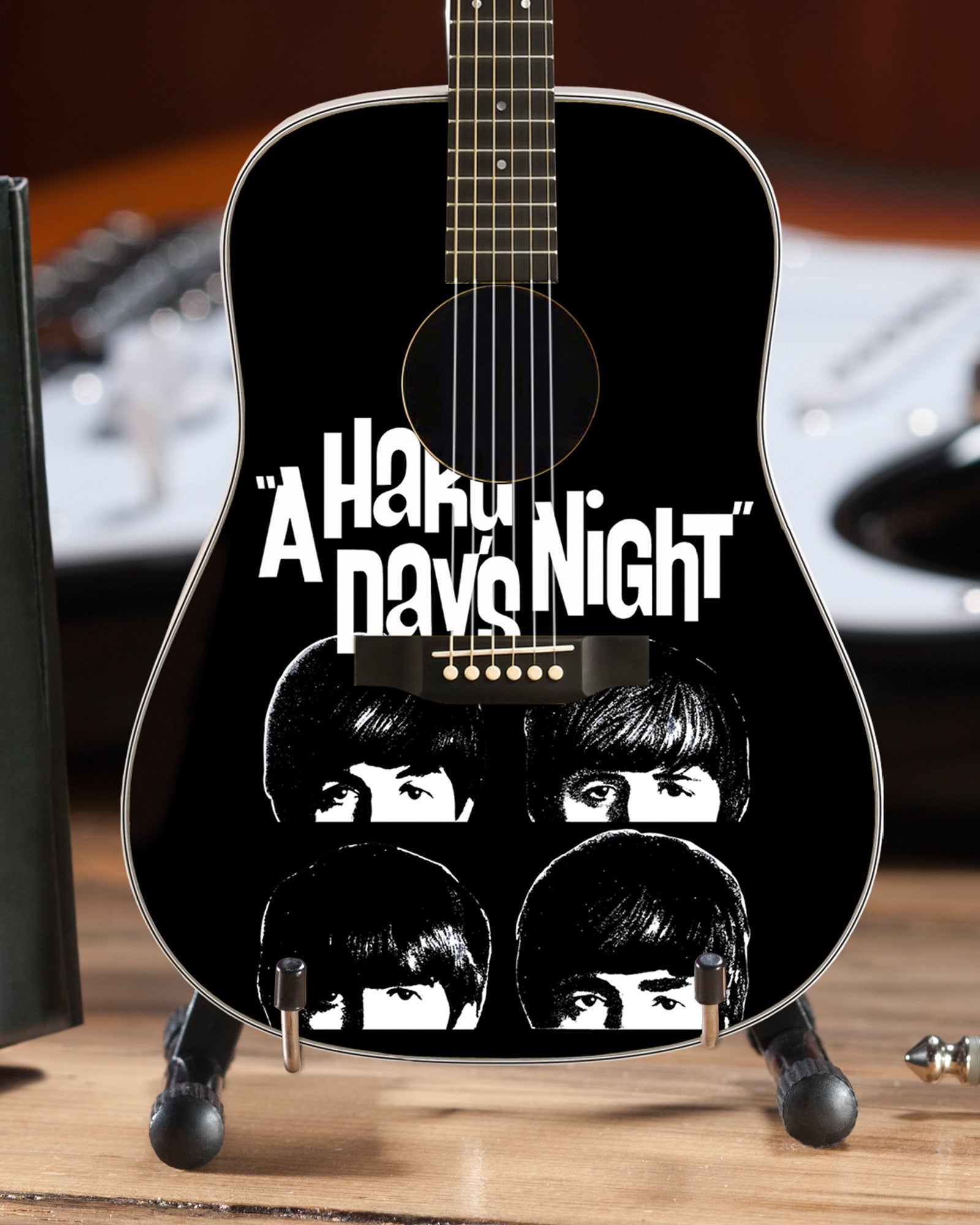 LICENSED FAB FOUR - A HARD DAY'S NIGHT TRIBUTE MINI ACOUSTIC - RADIO DAYS