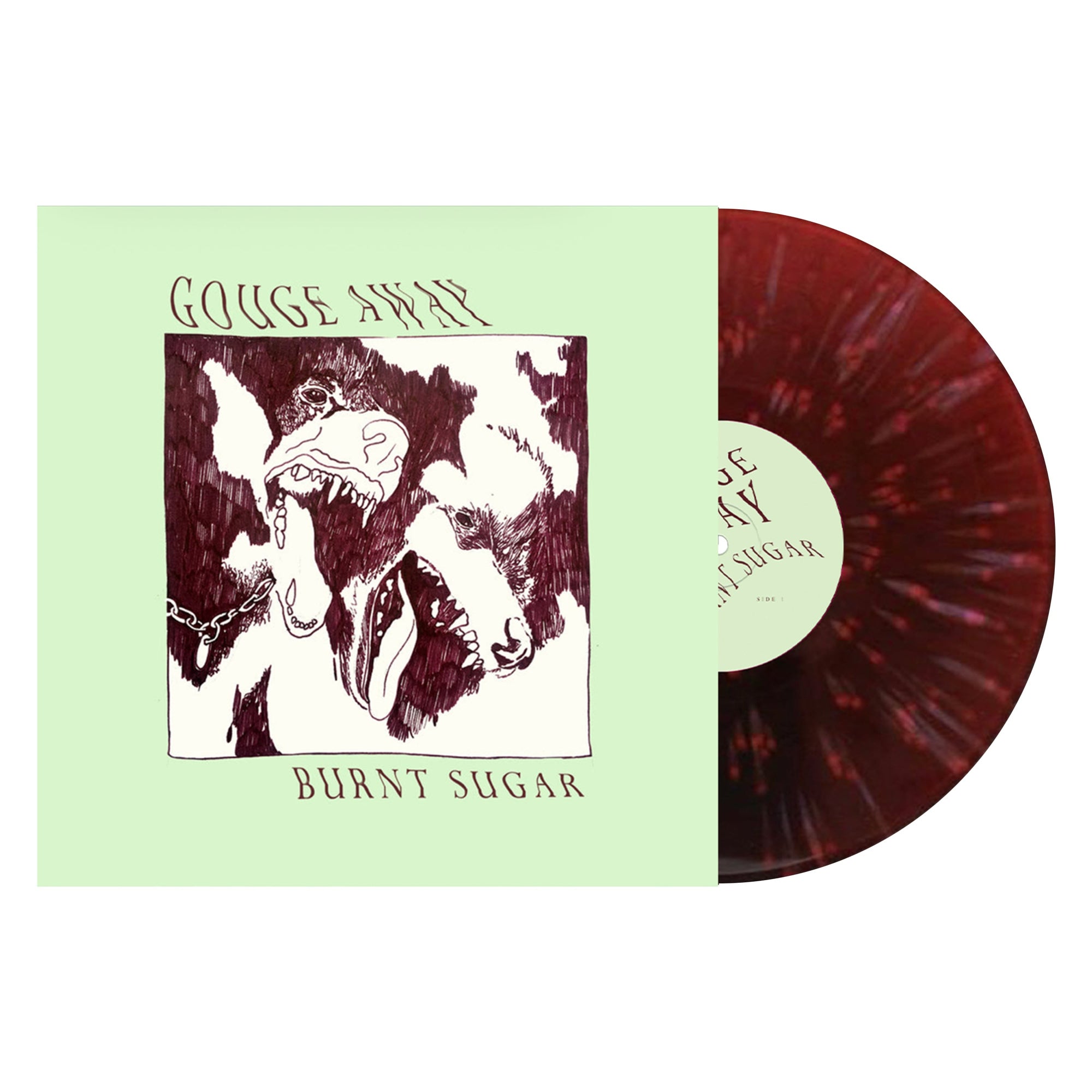 GOUGE AWAY 'BURNT SUGAR' LP (Maroon Splatter Vinyl)