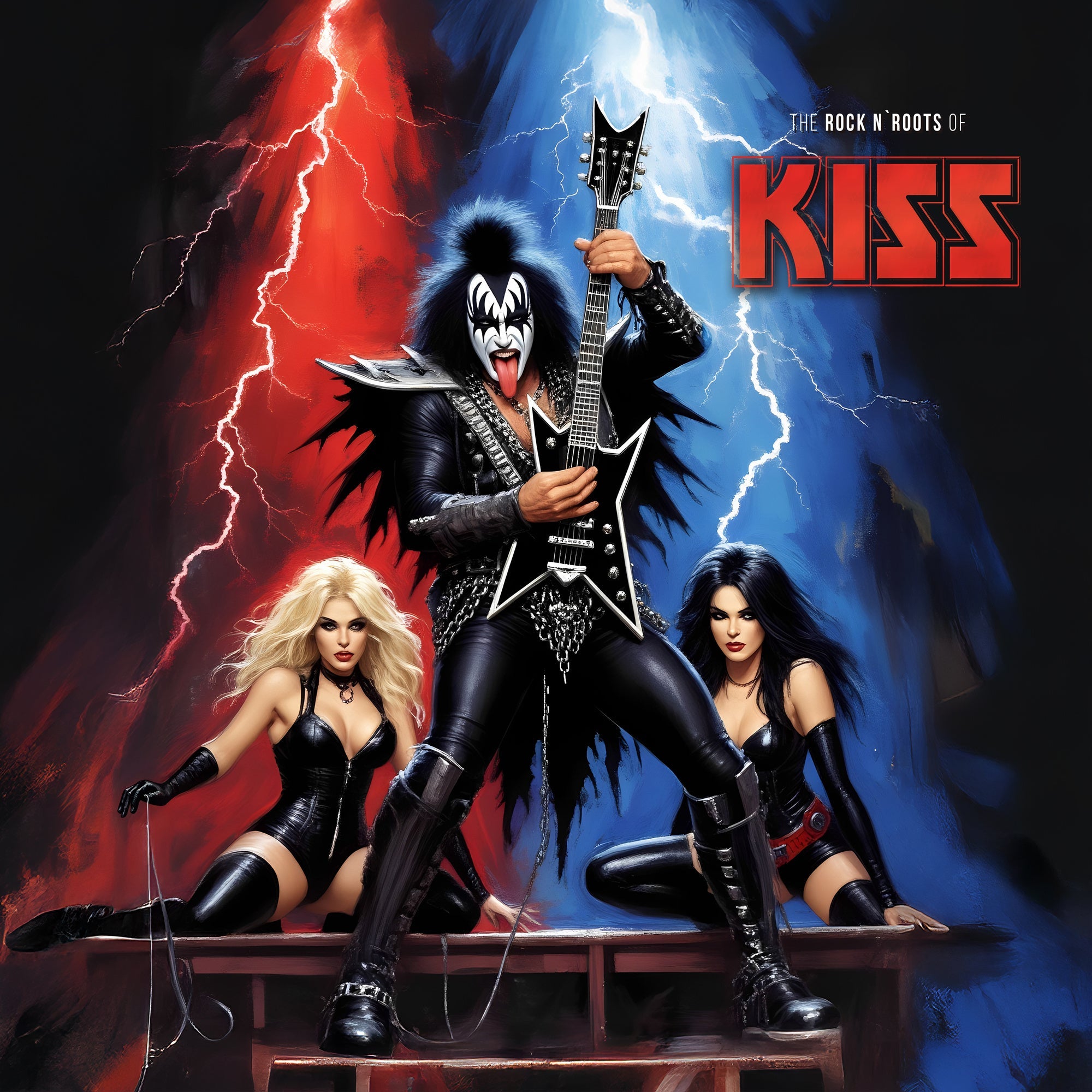 KISS 'THE ROCK N' ROOTS OF KISS' LP (Limited Edition)