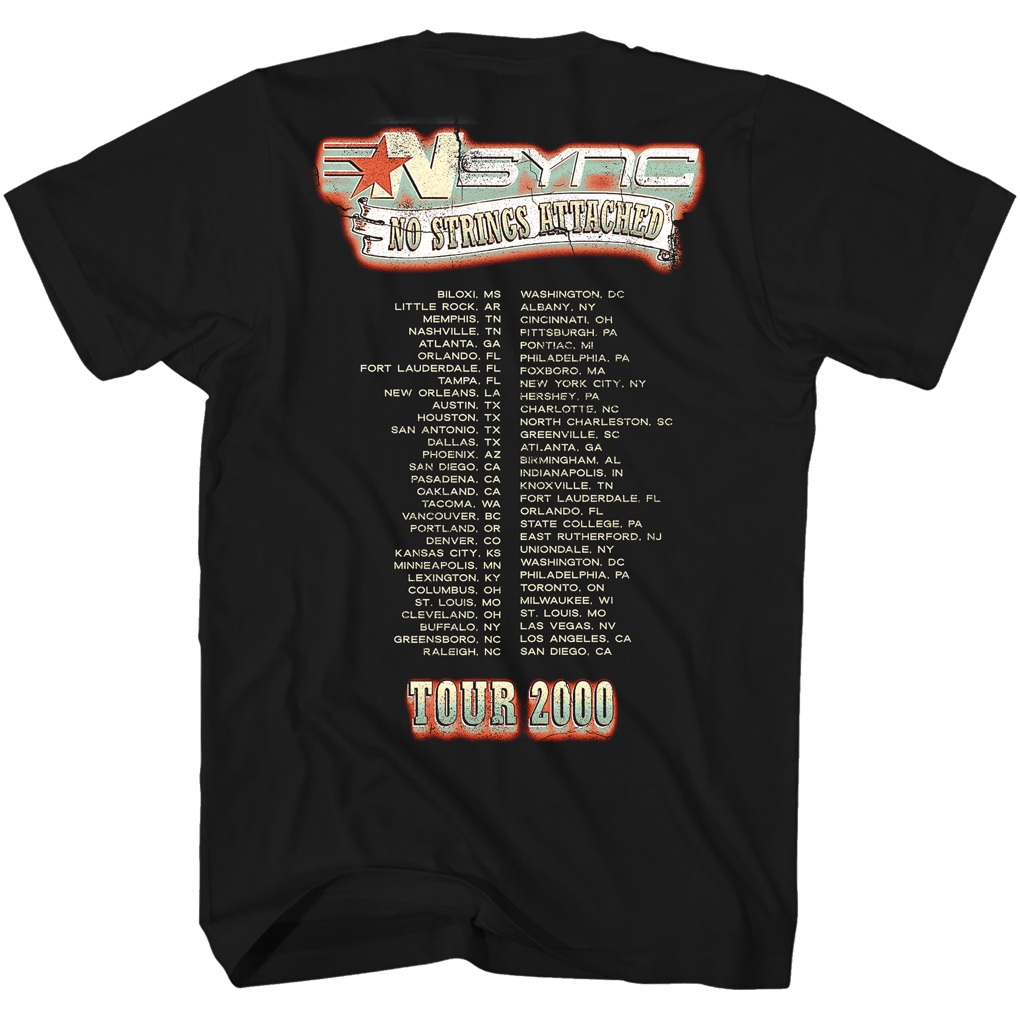 NSYNC NO STRINGS ATTACHED T-SHIRT