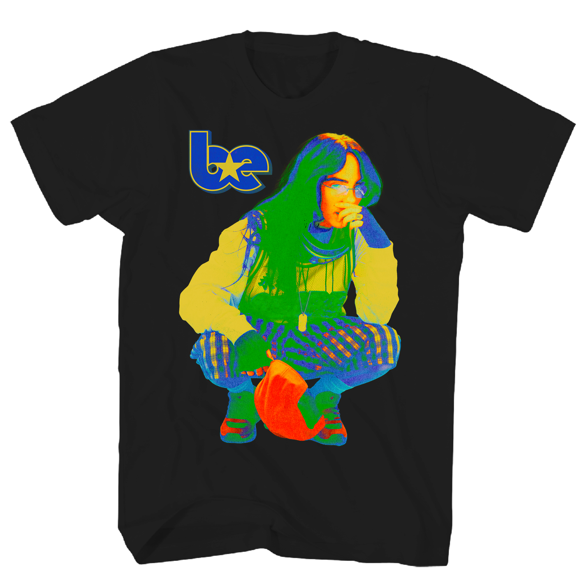 BILLIE EILISH BE DESIGN RECYCLED ECO MAX BLACK T-SHIRT