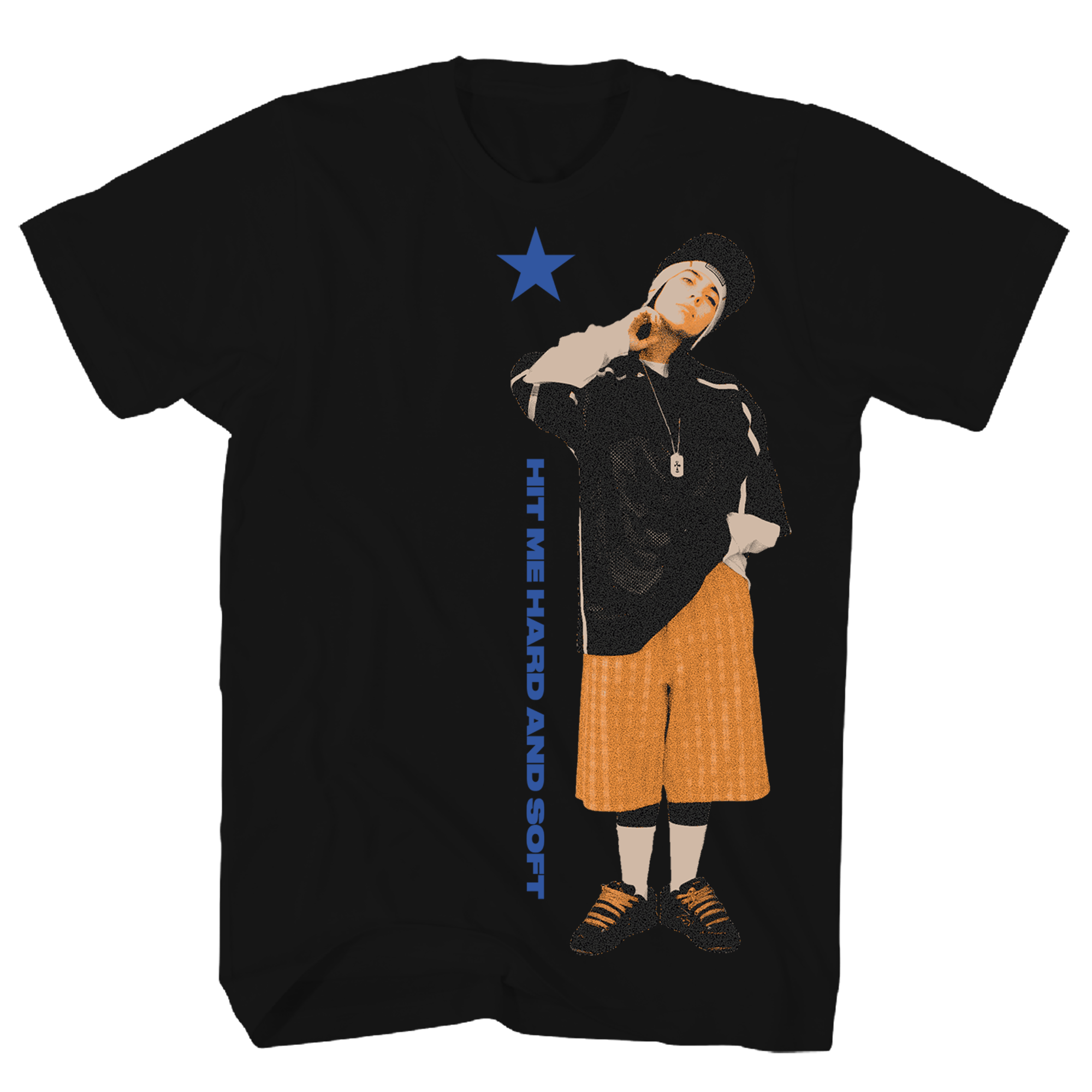 BILLIE EILISH HIT ME HARD AND SOFT RECYCLED ECOMAX BLACK T-SHIRT