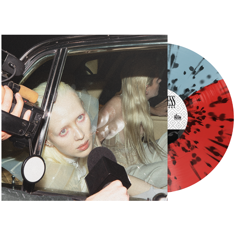 STATIC DRESS ‘INJURY EPISODE’ LP (Exclusive – Limited to 100, Ice Blue & Red Half/Half w/ Black Splatter Vinyl)