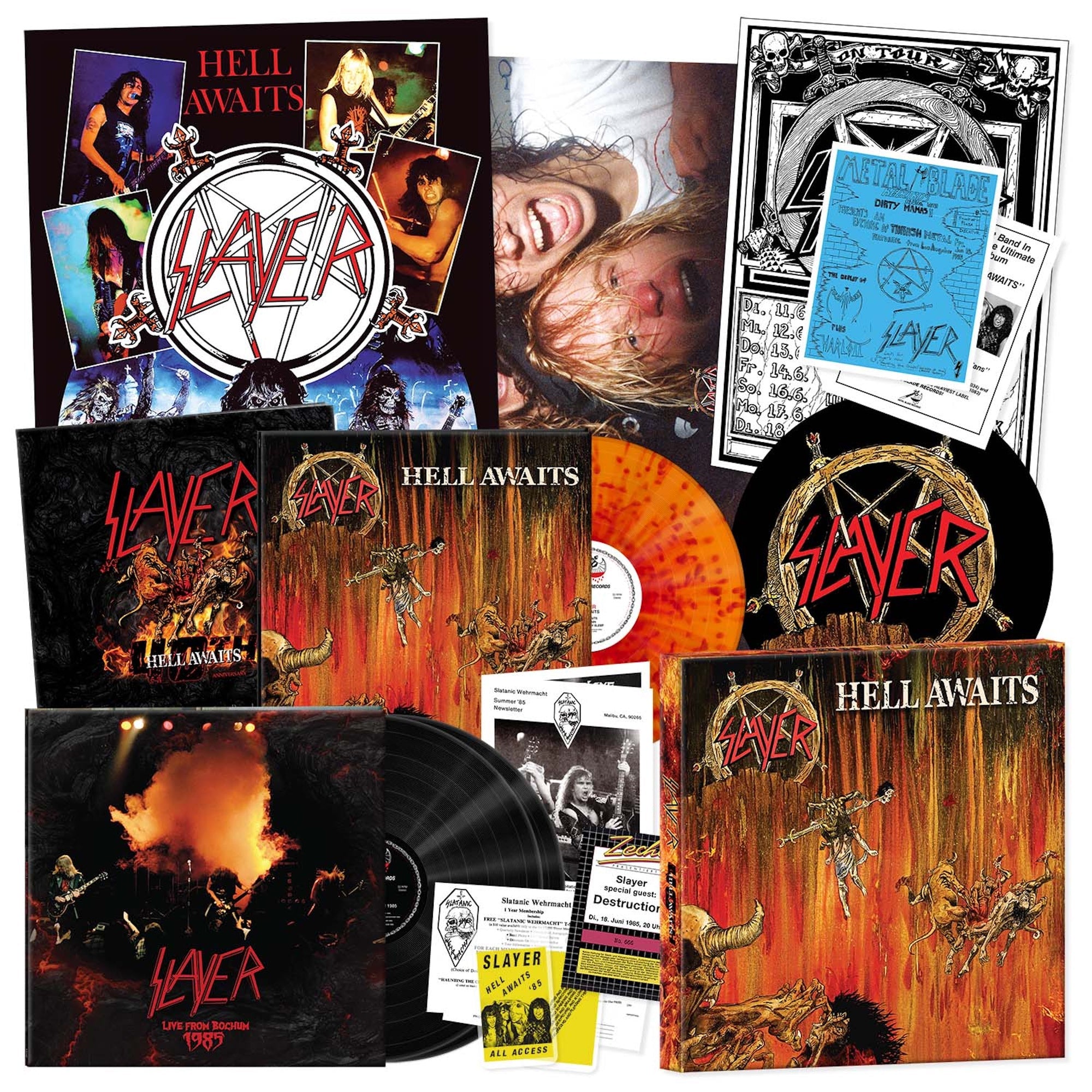 SLAYER 'HELL AWAITS' 40TH ANNIVERSARY 3LP BOX SET