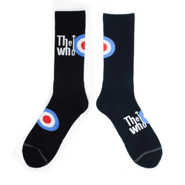 THE WHO 'TARGET LOGO' CREW SOCKS