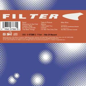 FILTER 'TITLE OF RECORD' LP