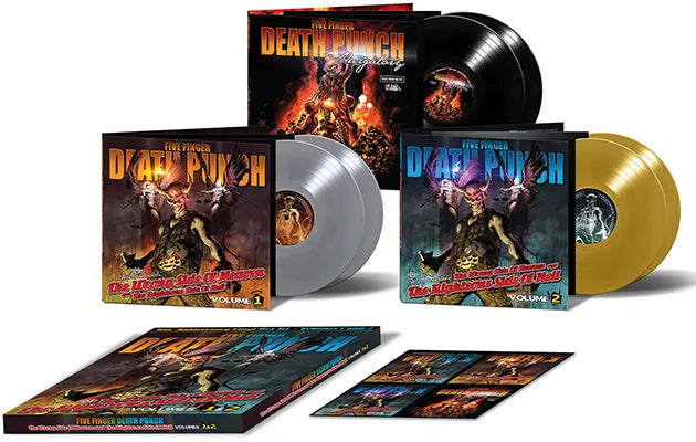 FIVE FINGER DEATH PUNCH 'THE WRONG SIDE OF HEAVEN & THE RIGHTEOUS SIDE OF HELL' 6LP BOX SET (Color Vinyl)