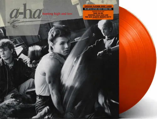 A-HA 'HUNTING HIGH AND LOW' LP (Orange Vinyl)