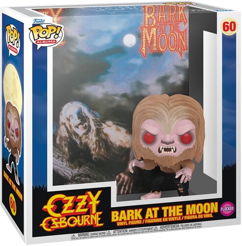 OZZY OSBOURNE BARK AT THE MOON FUNKO POP! ALBUMS FIGURE WITH CASE (Flocked)