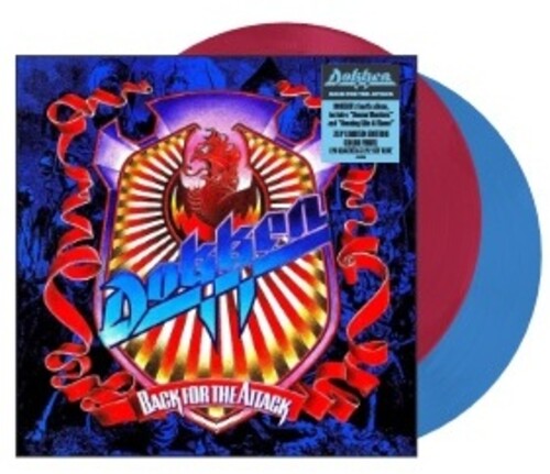 DOKKEN 'BACK FOR THE ATTACK' 2LP (LP1 Magenta & LP2 Sky Blue Vinyl)