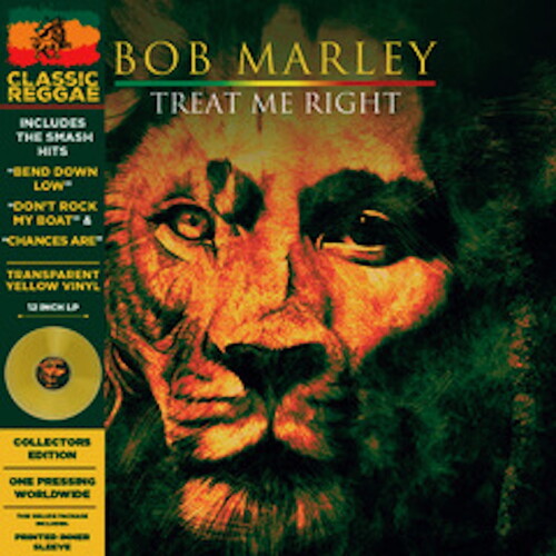 BOB MARLEY 'TREAT ME RIGHT' LP (Yellow Vinyl)