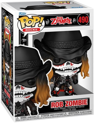 ROB ZOMBIE SKULL BANDANA FUNKO POP! ROCKS FIGURE