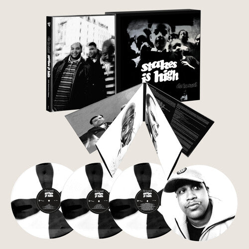 DE LA SOUL 'STAKES IS HIGH' 30TH ANNIVERSARY 4LP BOX SET (Black/White Vinyl)