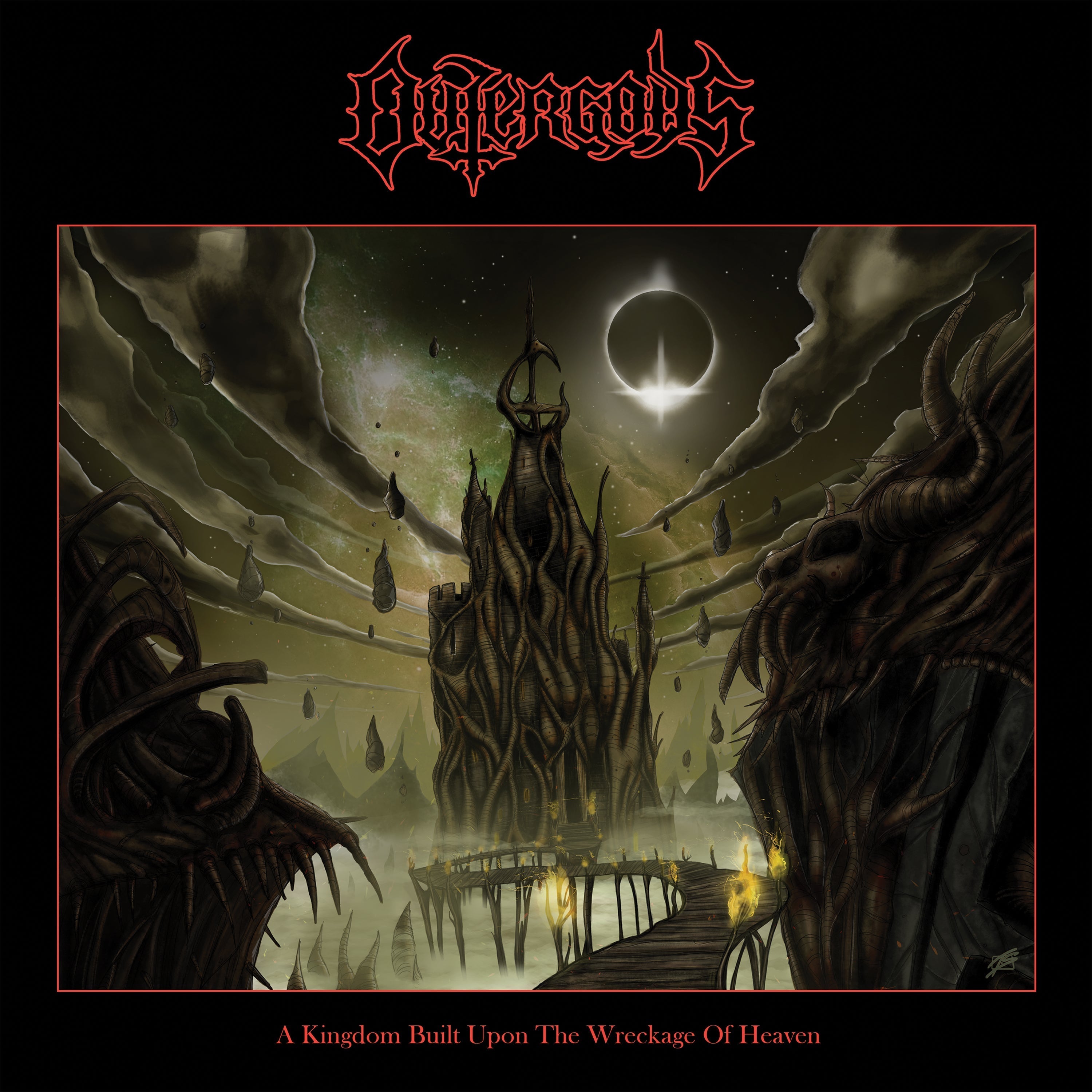 OUTERGODS 'A KINGDOM BUILT UPON THE WRECKAGE OF HEAVEN' CD