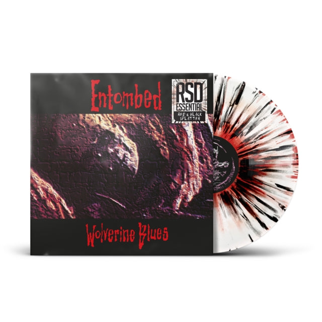 ENTOMBED 'WOLVERINE BLUES' LP (White w/Red & Black Splatter Vinyl)