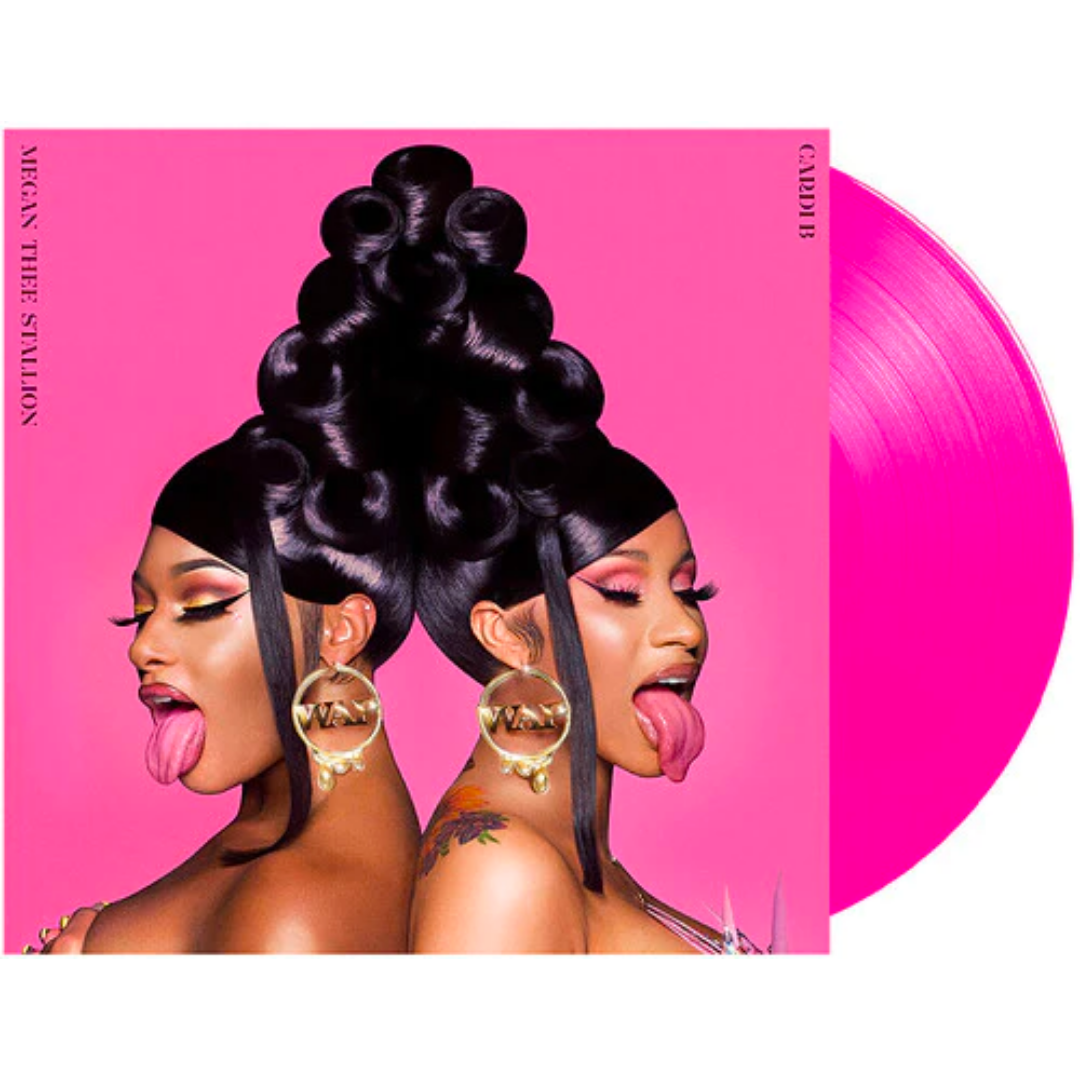 CARDI B & MEGAN THEE STALLION 'WAP' 12" SINGLE (Limited Edition, Pink Vinyl)
