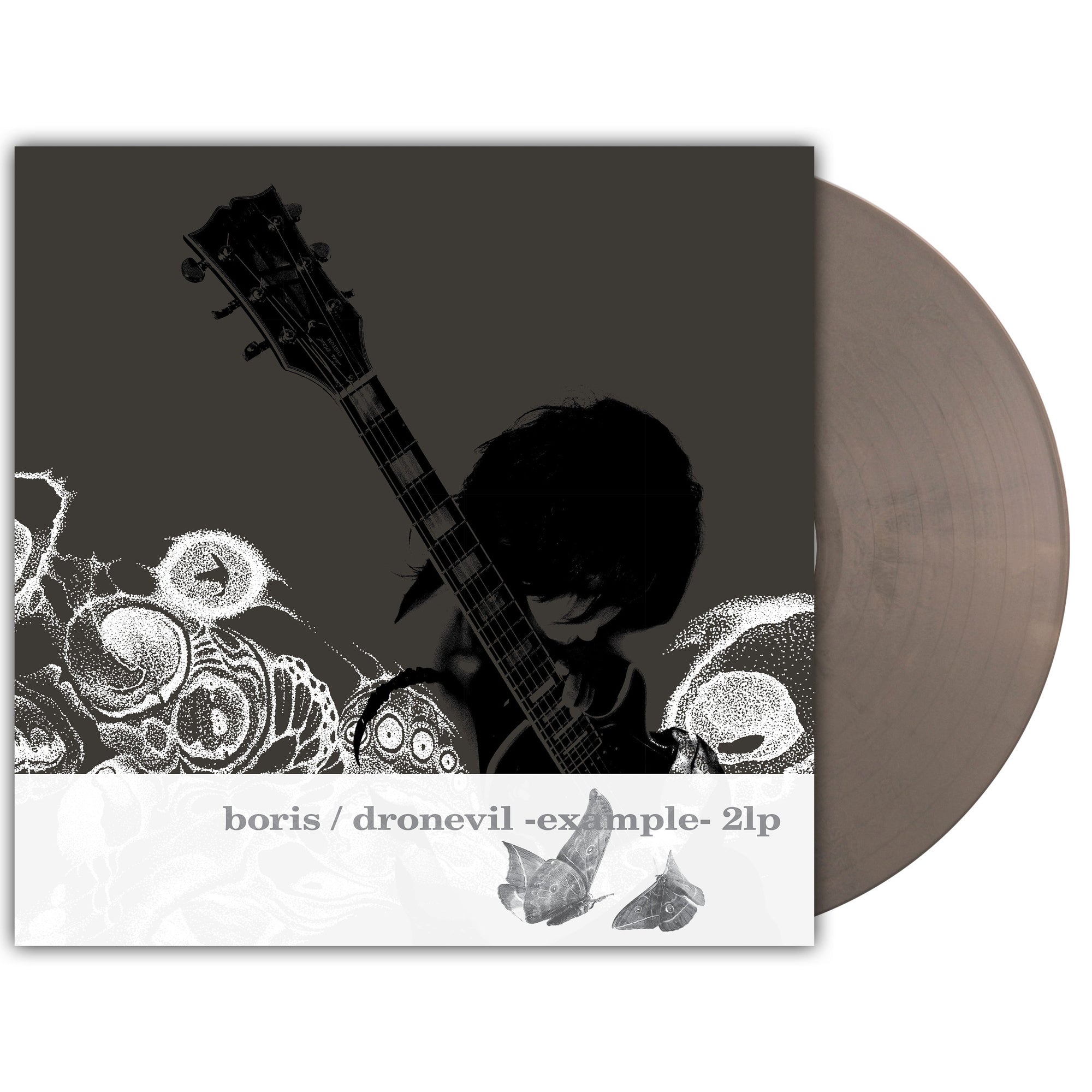 BORIS 'DRONEVIL-EXAMPLE' 2LP (20th Anniversary, Custom Gun Metal Grey Marble Vinyl)