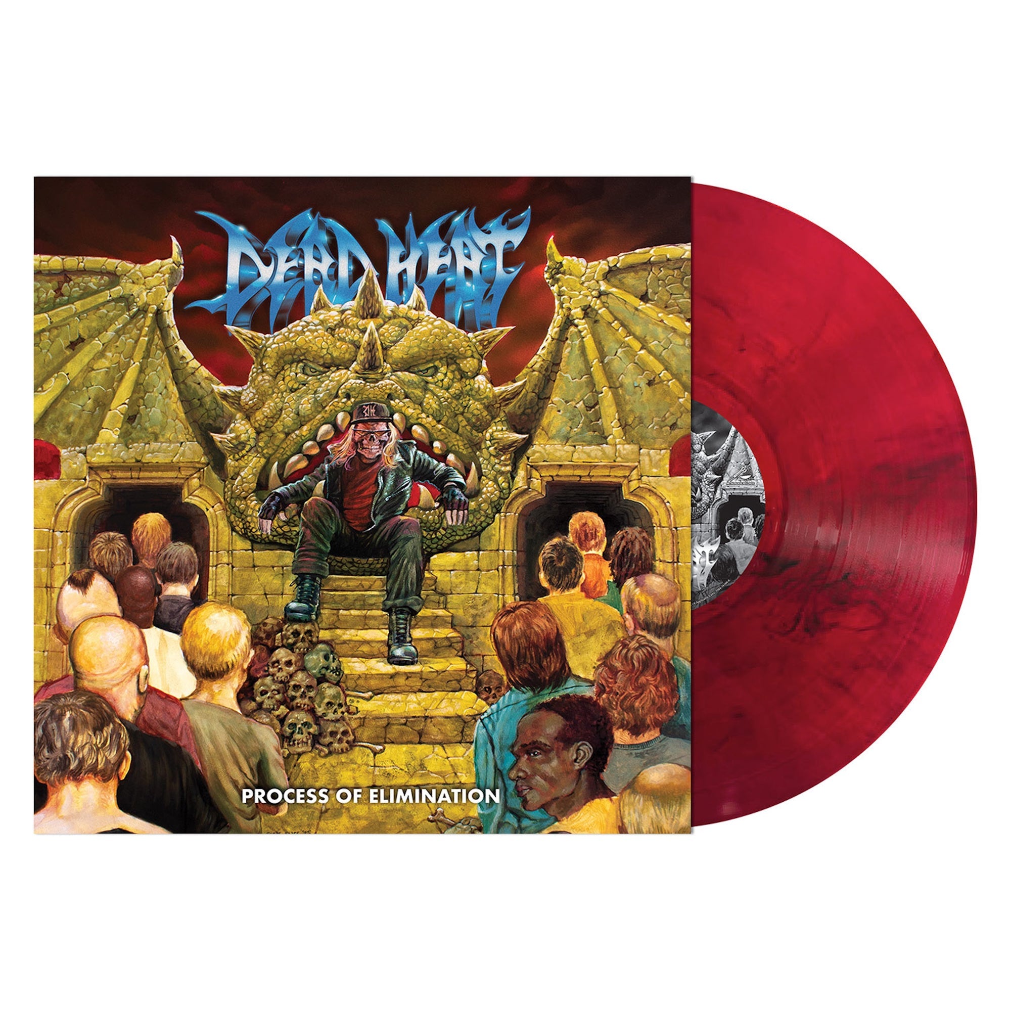 DEAD HEAT 'PROCESS OF ELIMINATION' LP (Red Black Marble Vinyl)