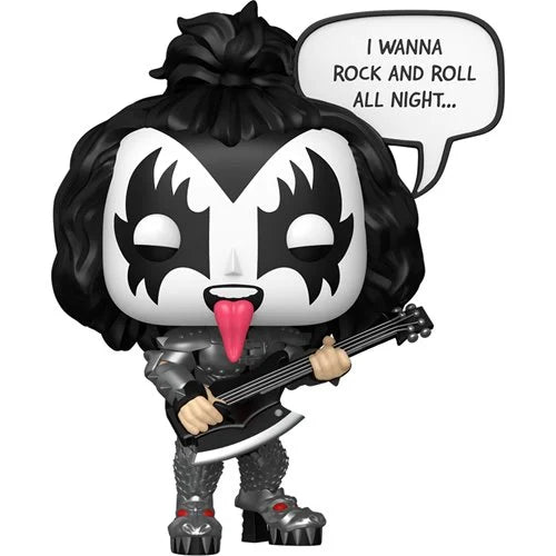 KISS THE DEMON FUNKO FIGURE (Rock and Roll All Nite Sayings)