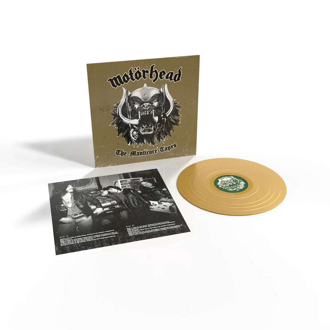 MOTORHEAD 'THE MANTICORE TAPES' LP (Gold Vinyl)