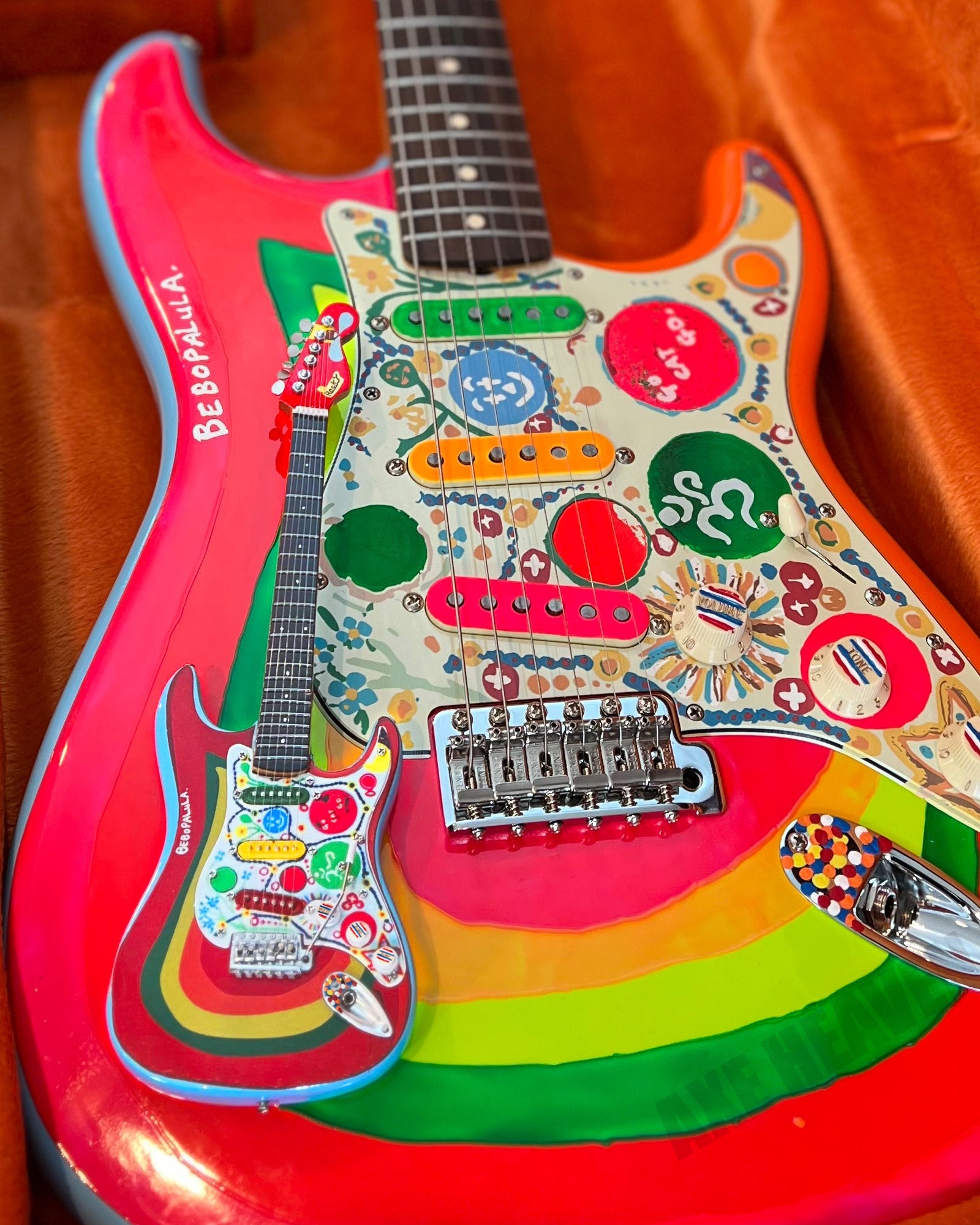 OFFICIALLY LICENSED GEORGE HARRISON FENDER™ STRAT™ ROCKY MINI GUITAR R