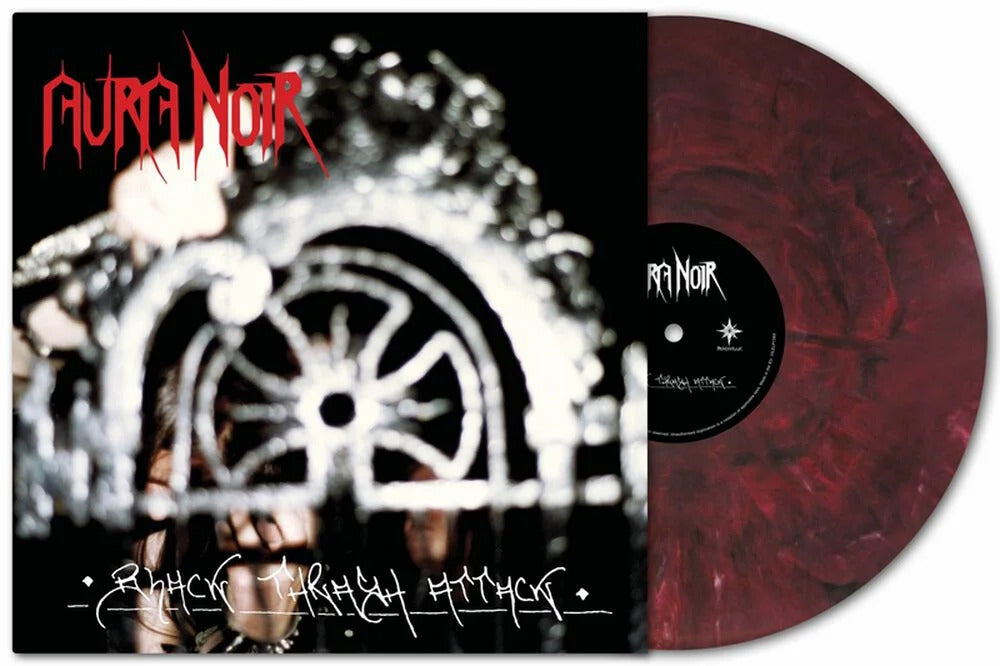AURA NOIR 'BLACK THRASH ATTACK' LP (30h Anniversary, Red Marble Vinyl)