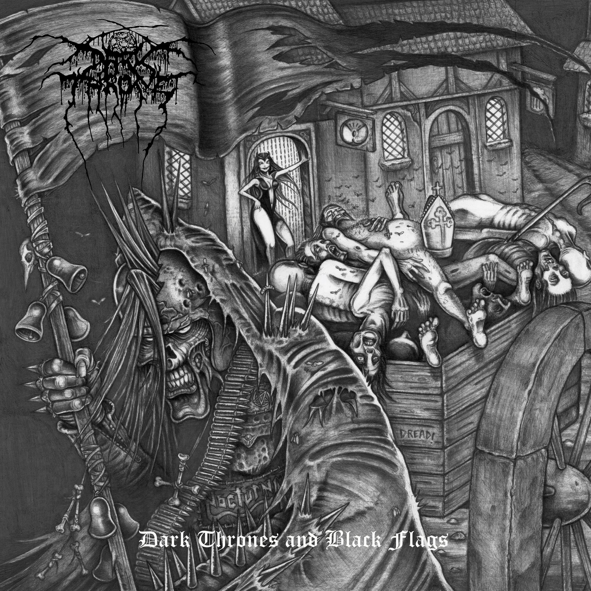 DARKTHRONE 'DARK THRONES & BLACK FLAGS' LP