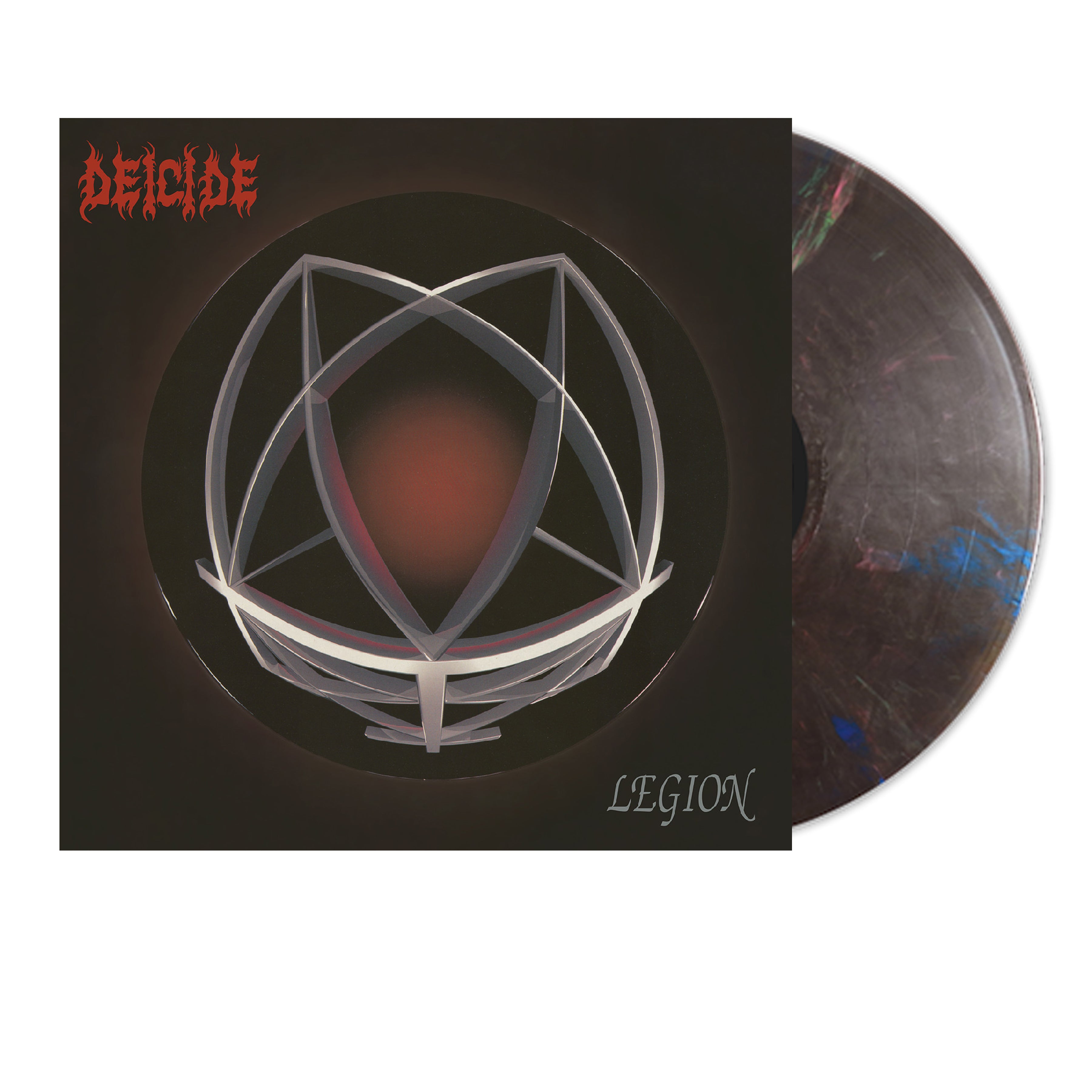 DEICIDE 'LEGION' LP (Remastered, Metallic Rainbow Inferno Vinyl)