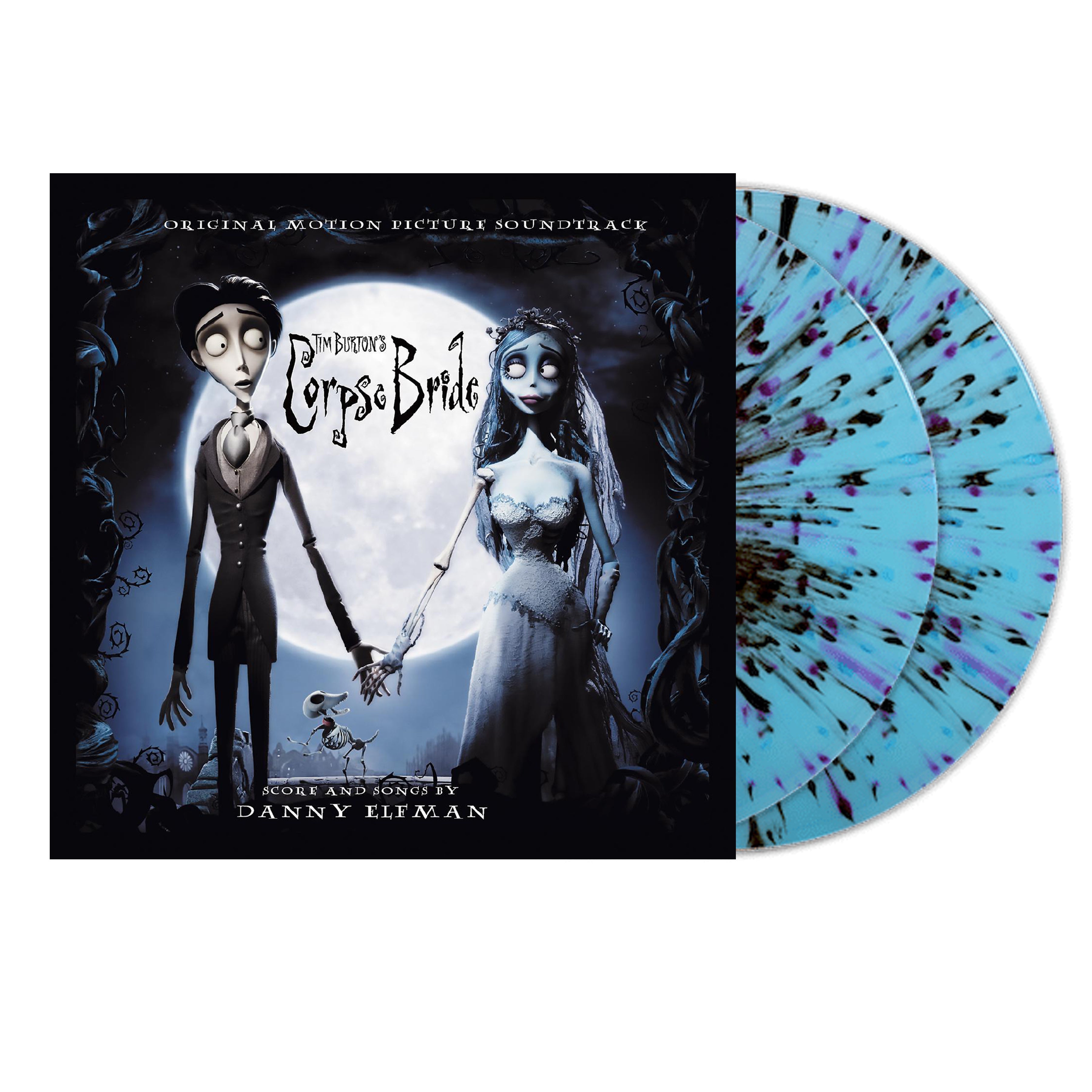 CORPSE BRIDE SOUNDTRACK 2LP (Blue Moon with Purple & Black Ghost Splatter Vinyl)