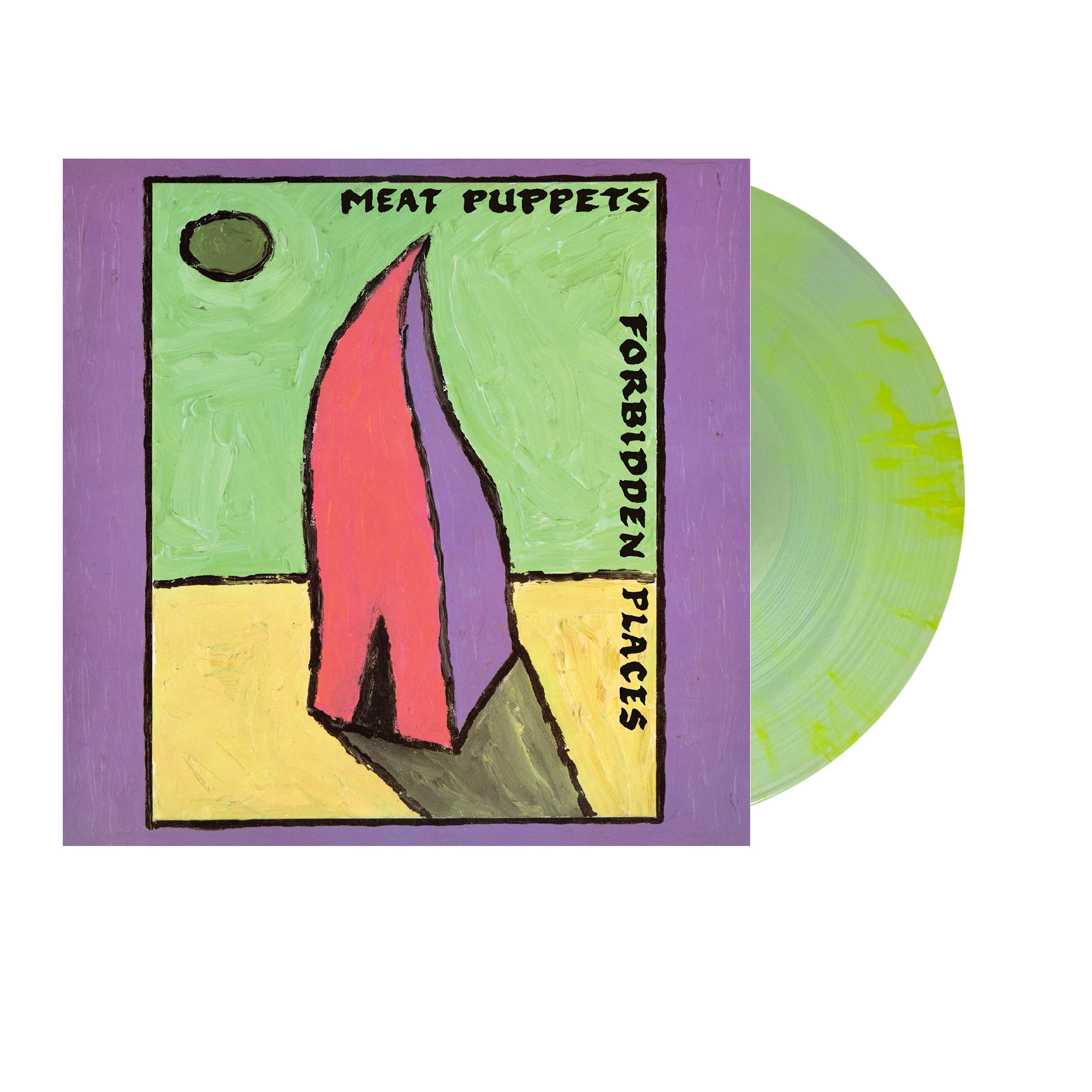 MEAT PUPPETS ‘FORBIDDEN PLACES’ LP (35th Anniversary, Coke Clear w/Yellow Swirl Vinyl)