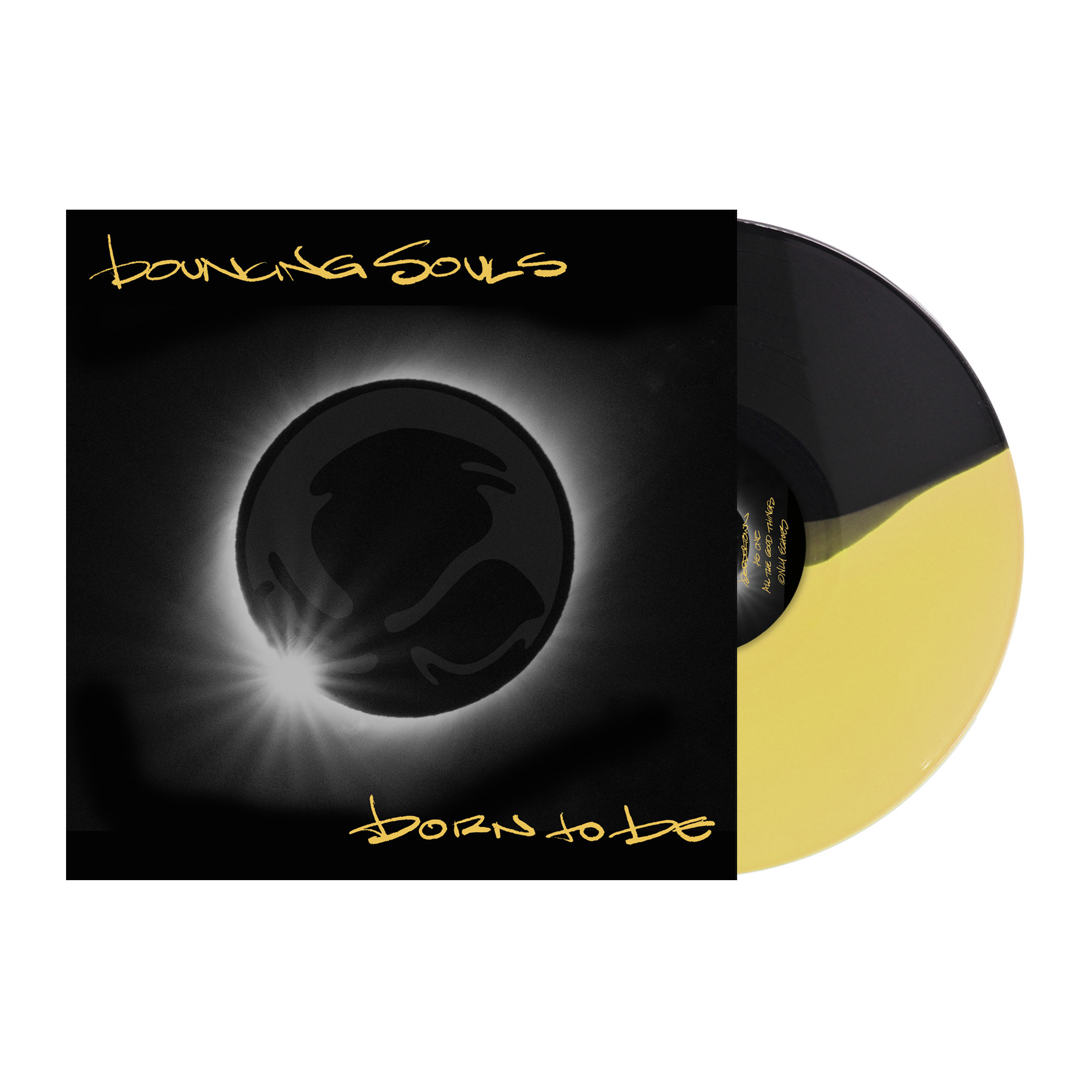 THE BOUNCING SOULS ‘BORN TO BE’ LP (Exclusive – Limited to 300, Half Black/Half Yellow Vinyl)