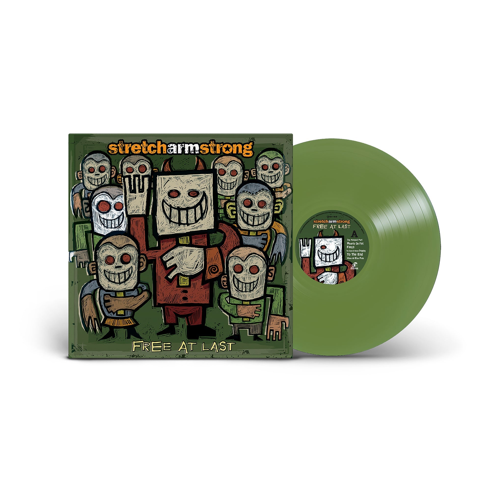 STRETCH ARM STRONG ‘FREE AT LAST’ LP (Olive Green Vinyl)