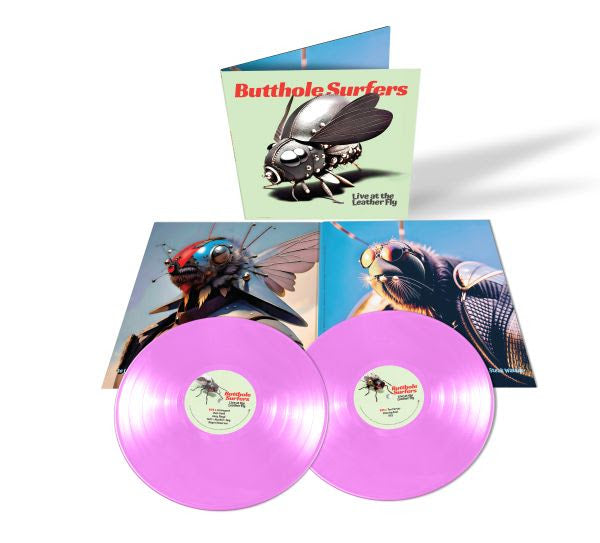 BUTTHOLE SURFERS 'LIVE AT THE LEATHER FLY' 2LP (Opaque Pink Vinyl)