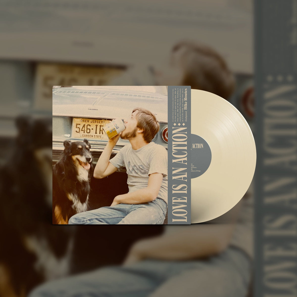 BIKE ROUTES 'LOVE IS AN ACTION' LP (Bone White Vinyl)